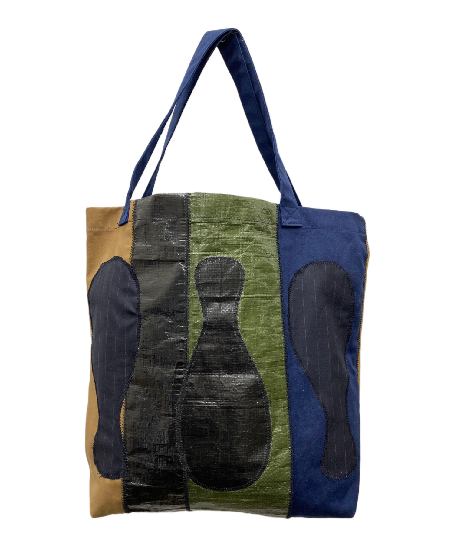 中古・古着通販】KHOKI (コッキ) Souvenir tote bag ネイビー