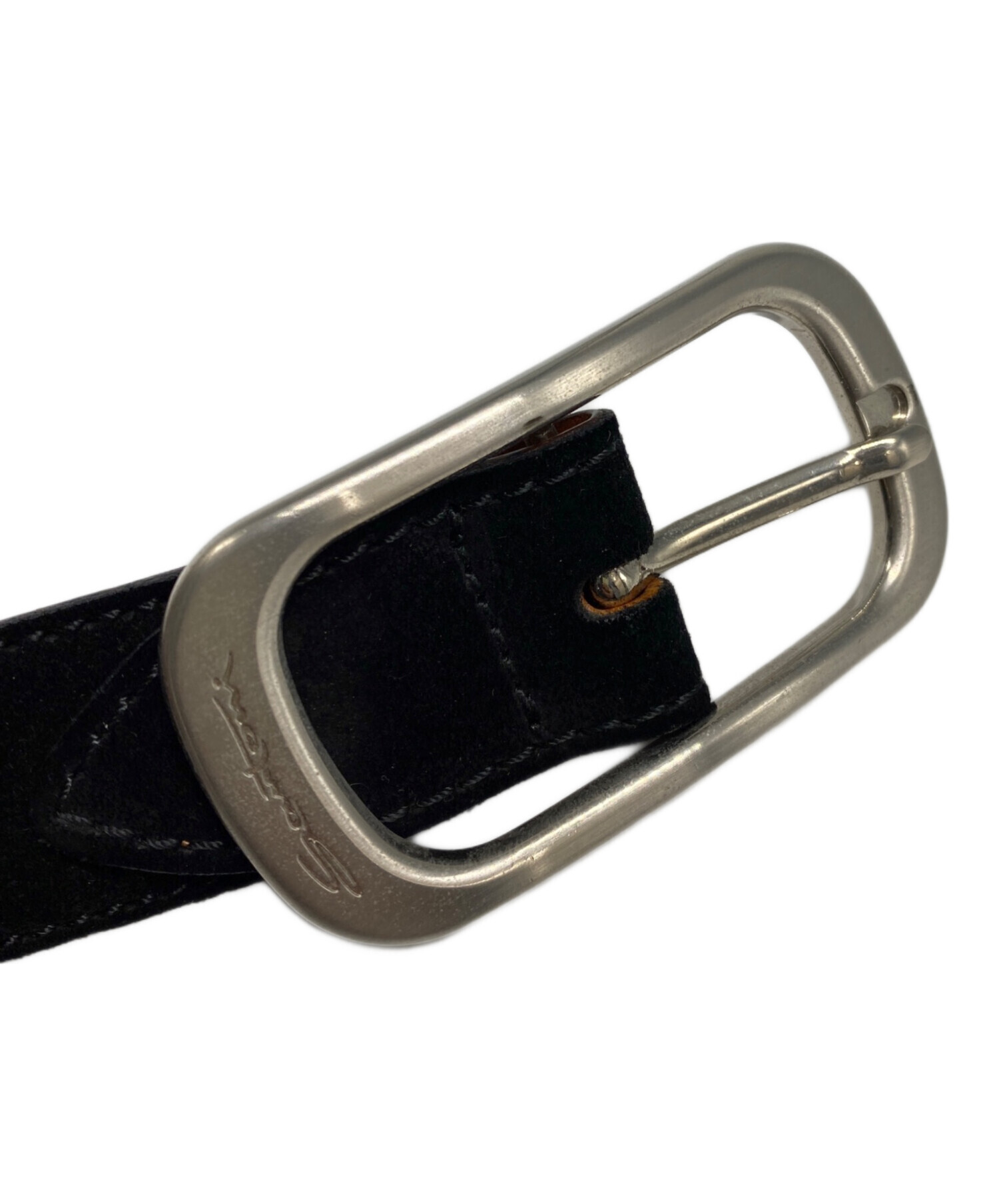 中古・古着通販】Santoni (サントーニ) レザーベルト ブラック