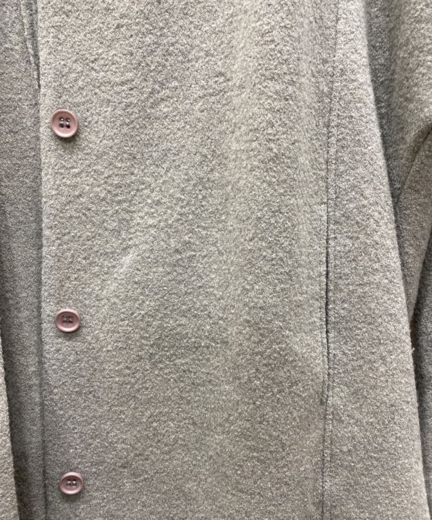中古・古着通販】evam eva (エヴァムエヴァ) ウールコート グレー