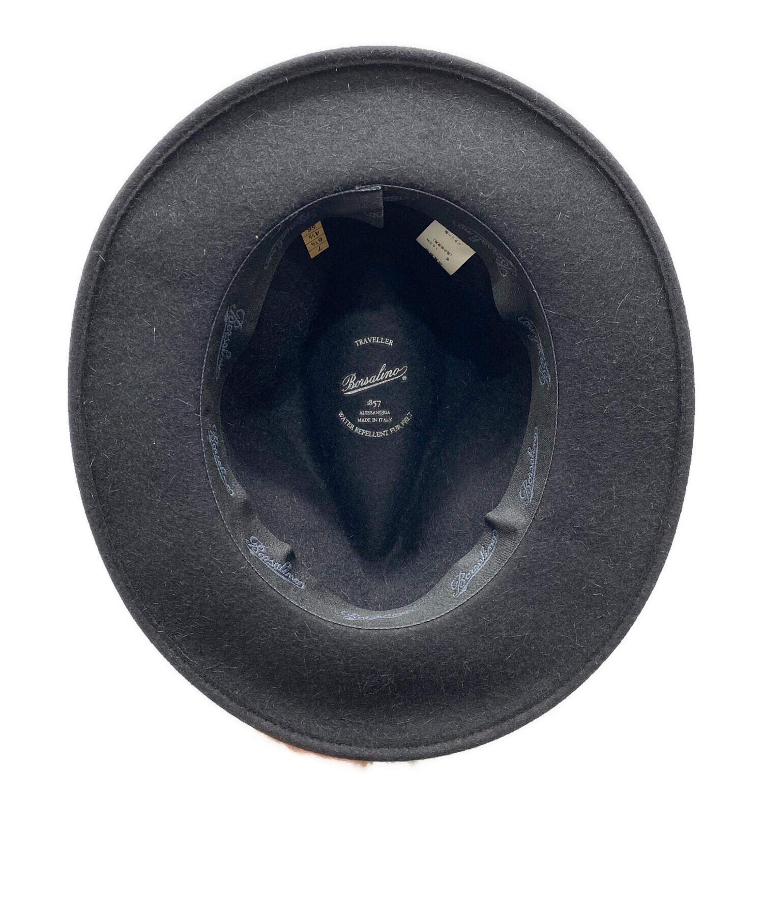 中古・古着通販】BORSALINO (ボルサリーノ) 中折れハット ブラック