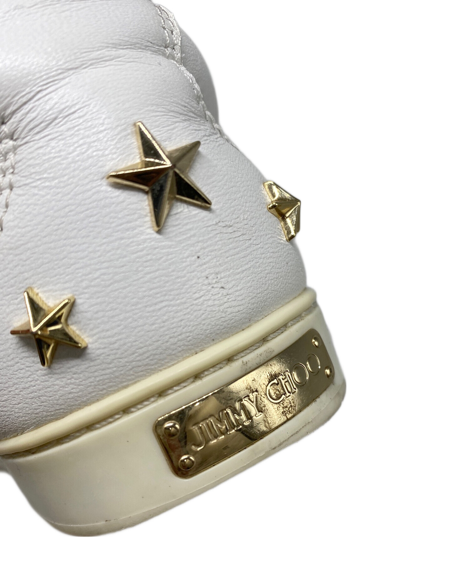 中古・古着通販】JIMMY CHOO (ジミーチュウ) スタースタッズスニーカー