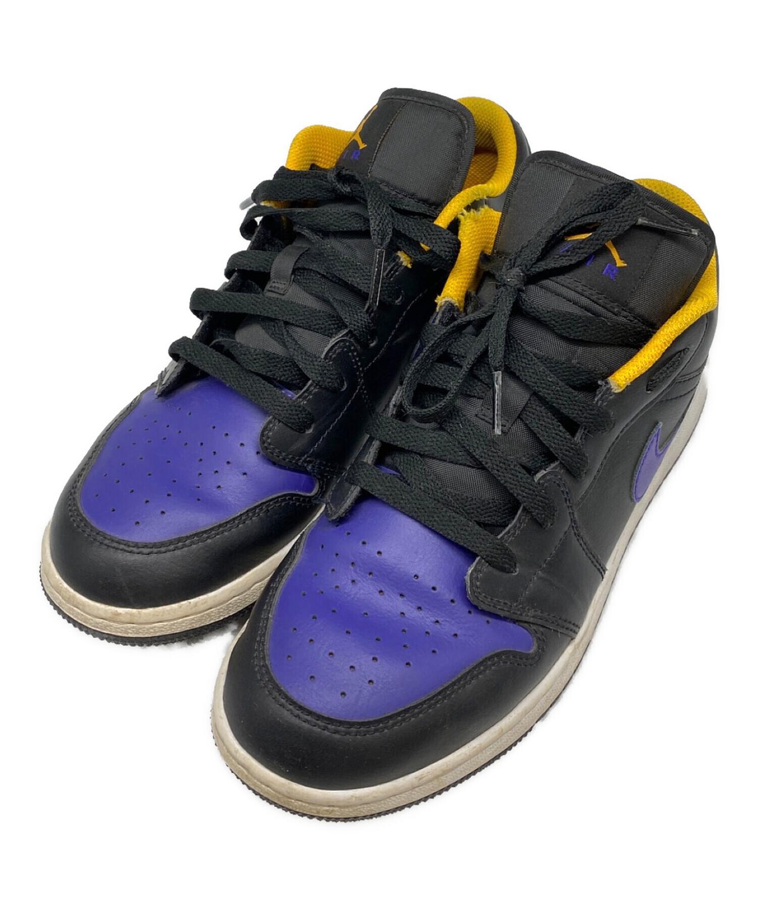 中古・古着通販】NIKE (ナイキ) AIR JORDAN 1 LOW GS パープル サイズ 