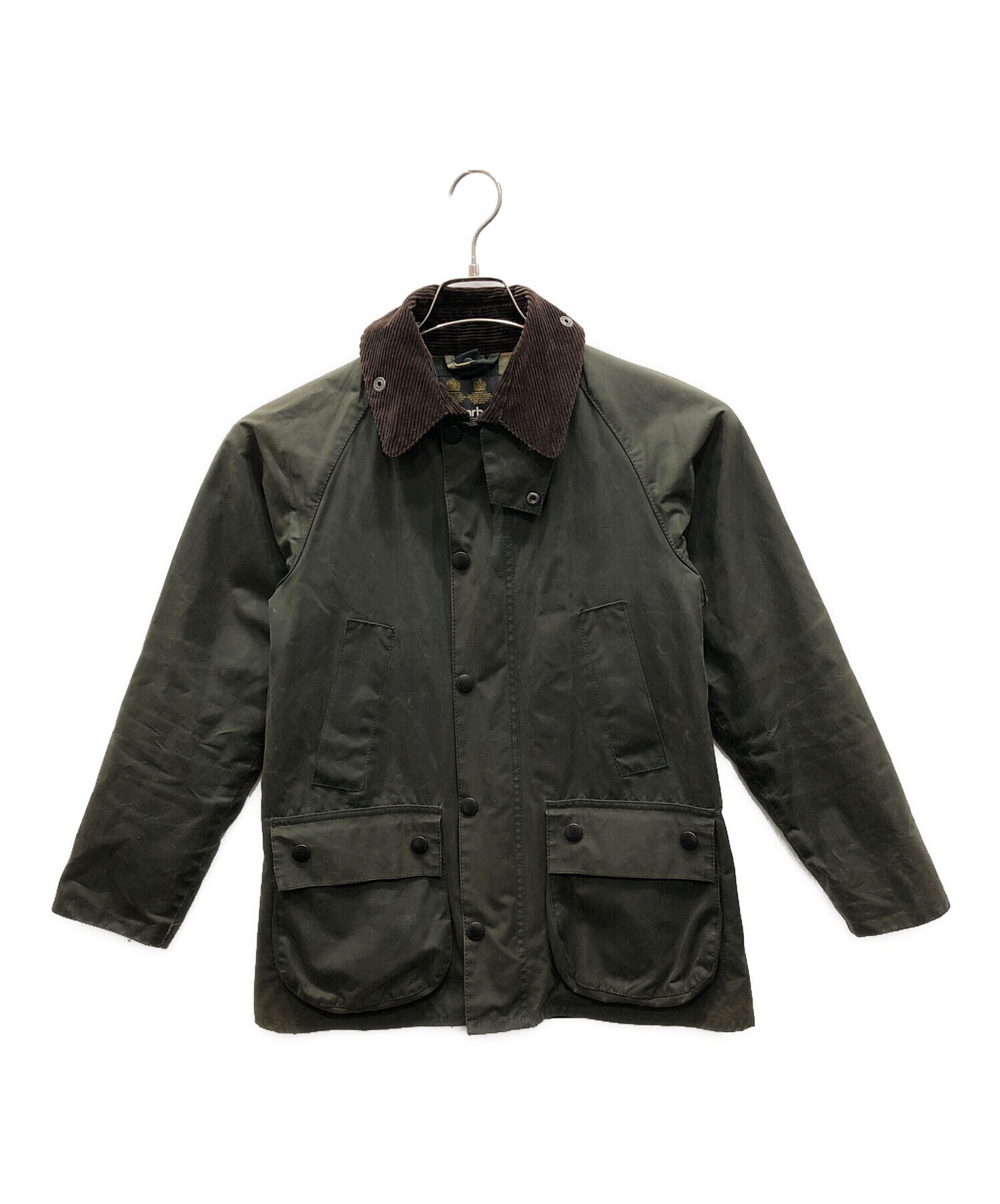 Barbour SL Bedale ジャケット 34サイズ ダークグリーン 中古・古着通販】Barbour (バブアー) SL BEDALE JACKET グリーン