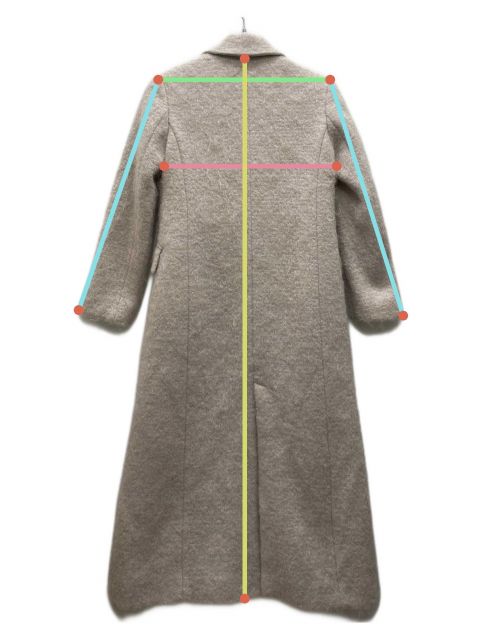 中古・古着通販】FRAY ID (フレイ アイディー) ダブルブレストシャギー