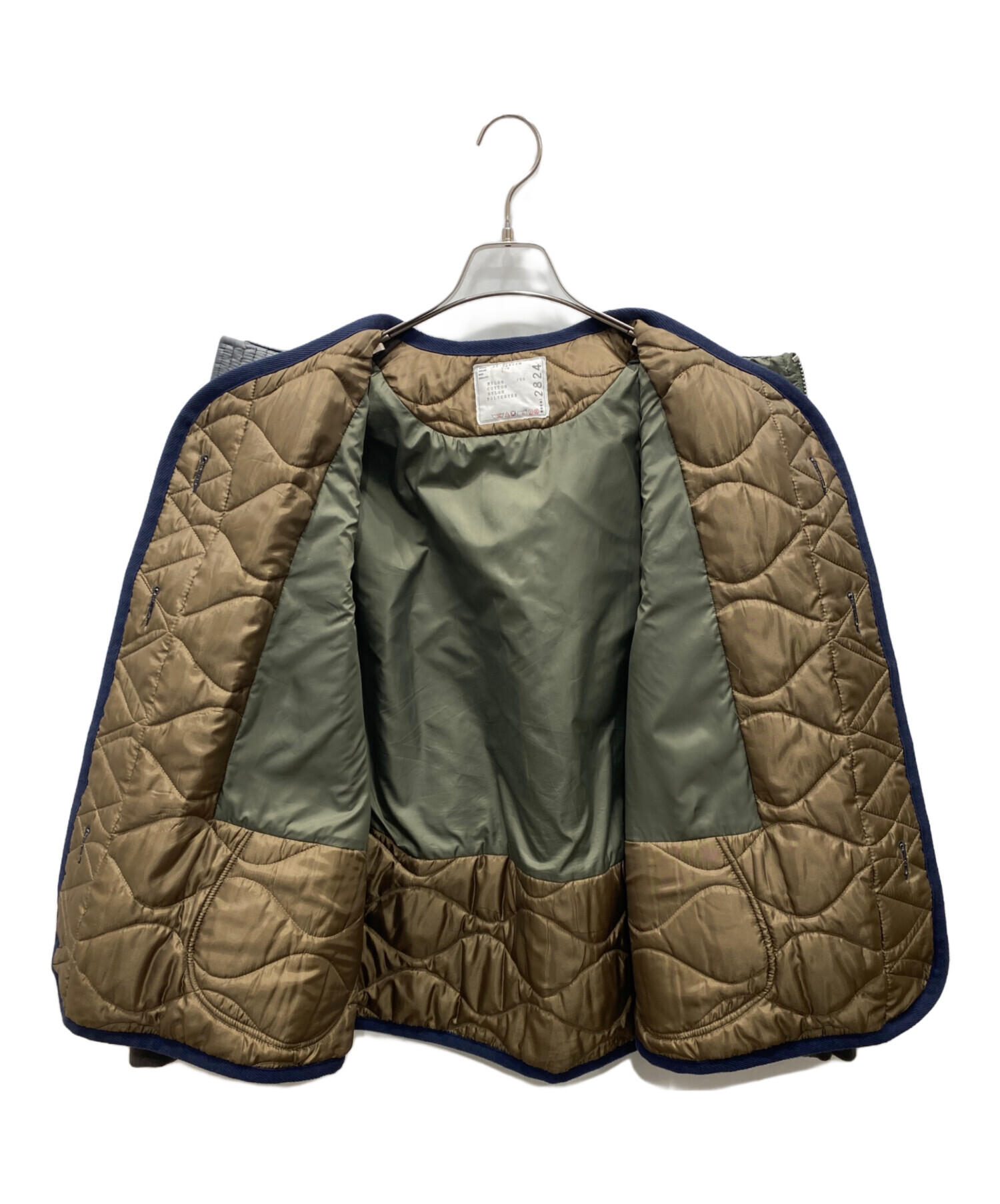 中古・古着通販】sacai (サカイ) Twill Mix Blouson グレー サイズ:1 