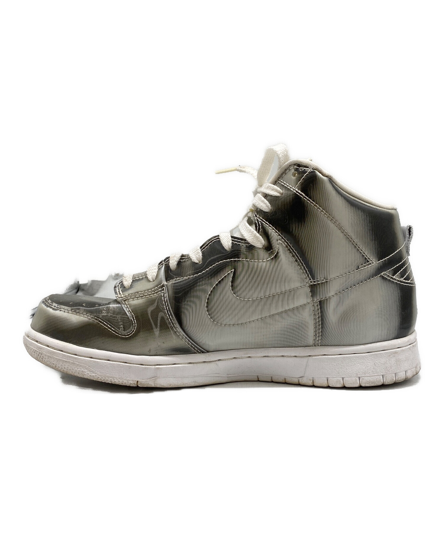 中古・古着通販】NIKE (ナイキ) DUNK HIGH CLOT シルバー サイズ:27.5 