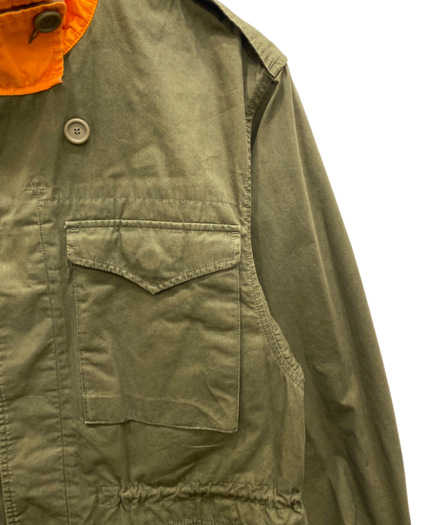 GUCCI コーデュロイ ジャケット 裏地総柄 GGモチーフ グリーン 48R GUCCI コーデュロイ ジャケット 裏地総柄 GGモチーフ グリーン