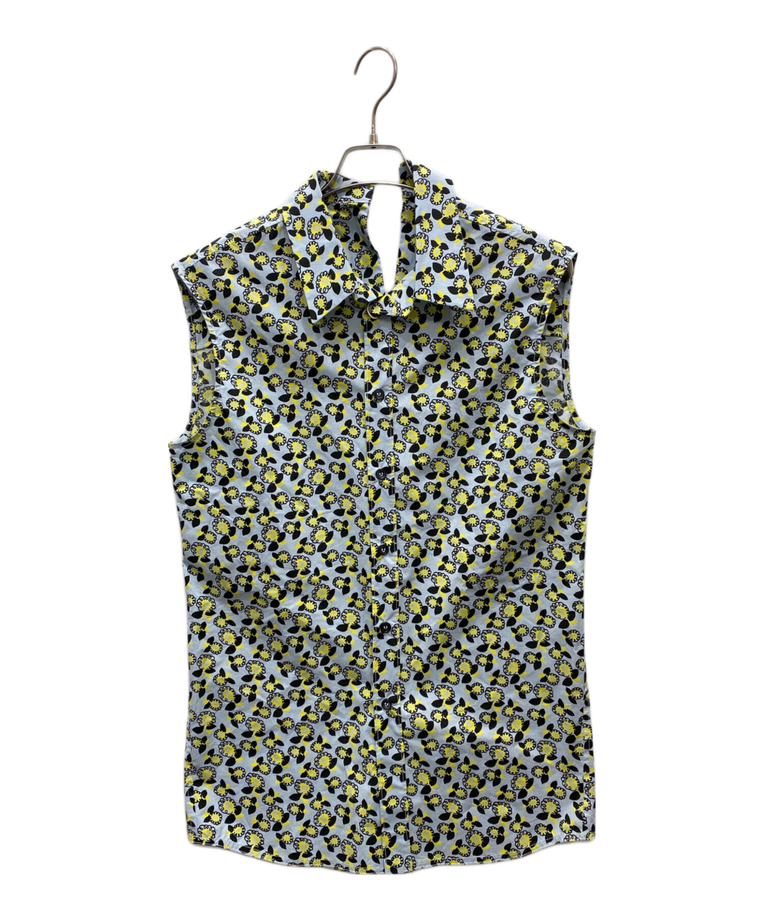 中古・古着通販】MARNI (マルニ) ノースリーブシャツ ブルー サイズ:40 