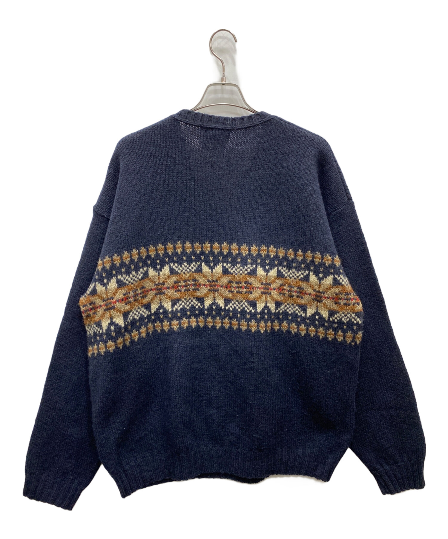 中古・古着通販】Eddie Bauer (エディーバウアー) ノルディック柄V 