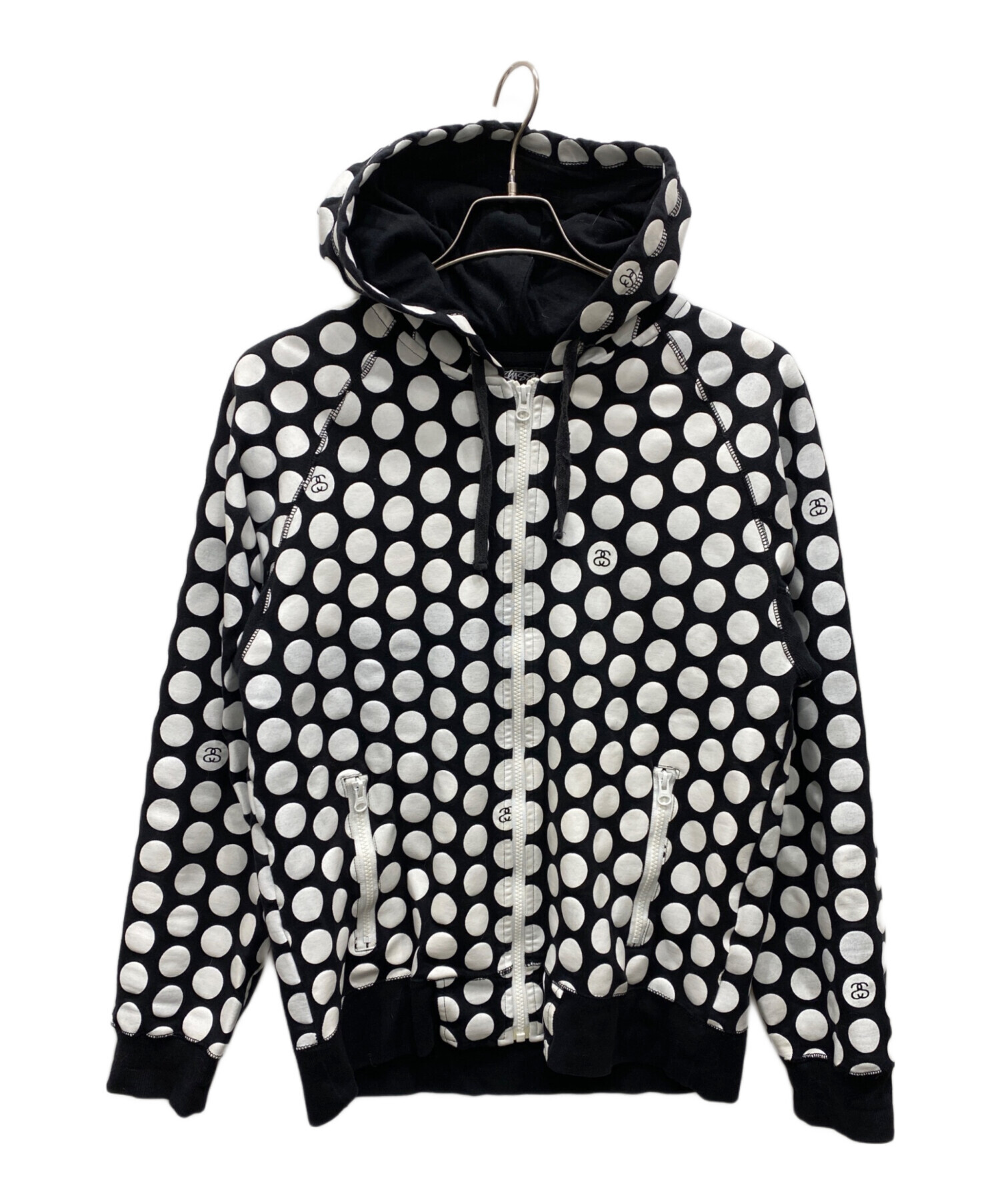 中古・古着通販】stussy (ステューシー) ドット柄ジップアップパーカー