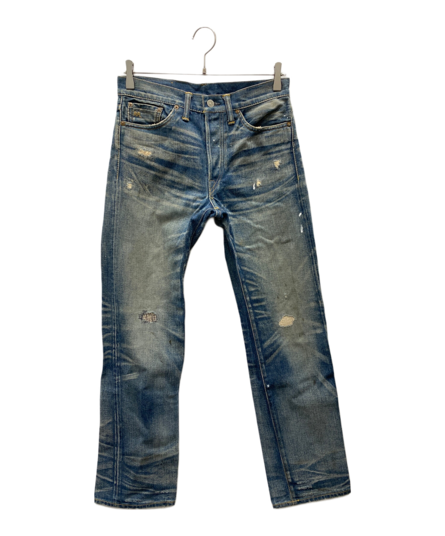 中古・古着通販】RRL (ダブルアールエル) ダメージペンキ加工 