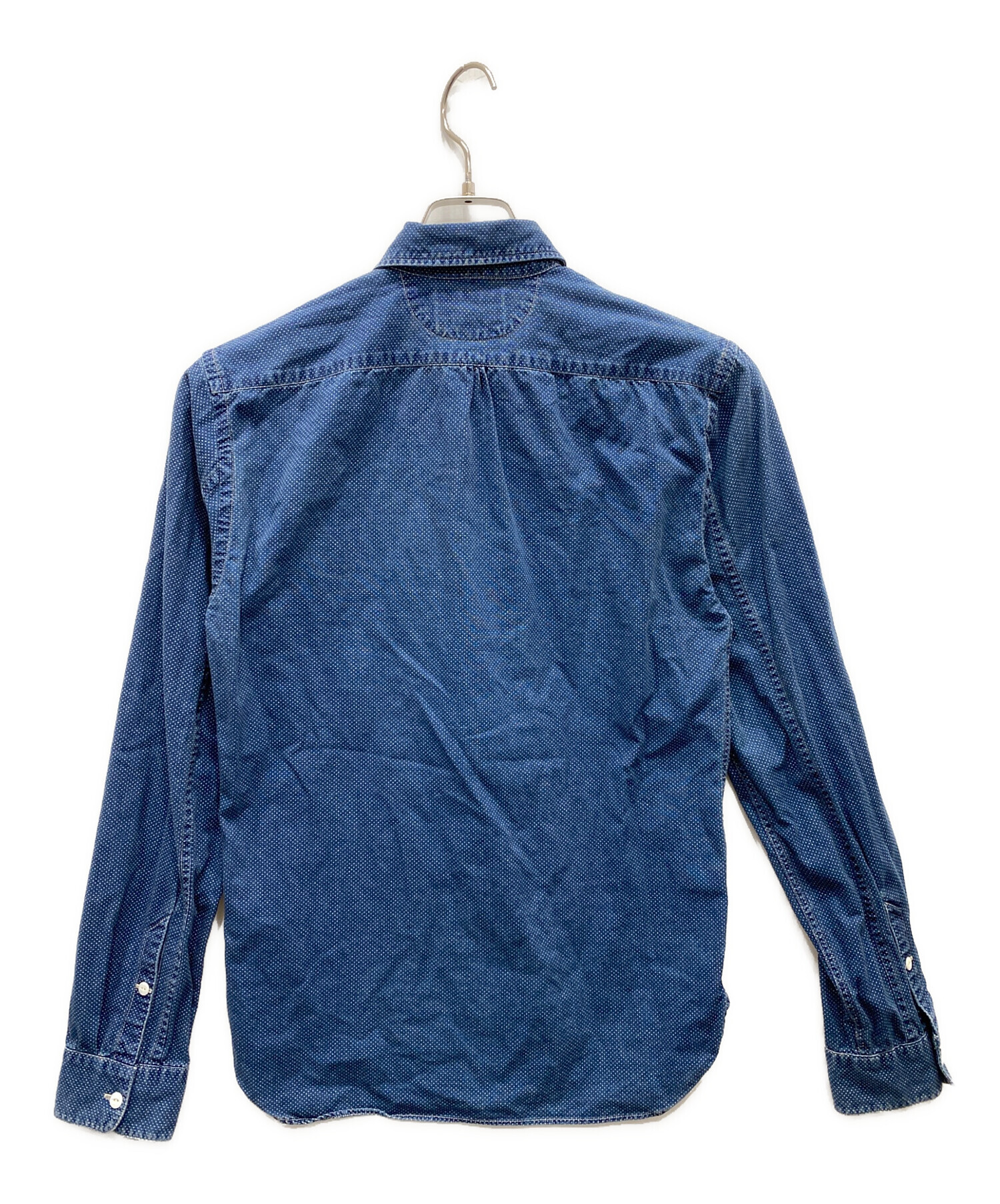 中古・古着通販】RRL (ダブルアールエル) 総柄シャツ インディゴ  