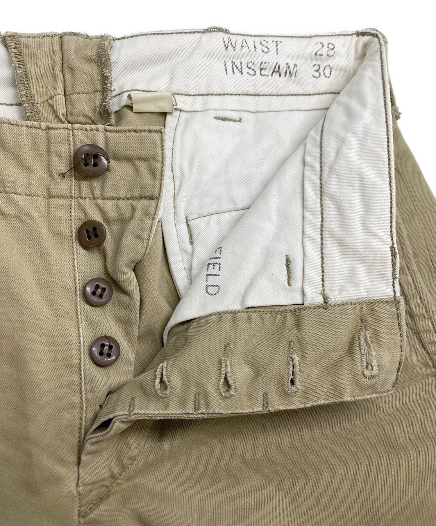中古・古着通販】RRL (ダブルアールエル) チノパン ベージュ サイズ 