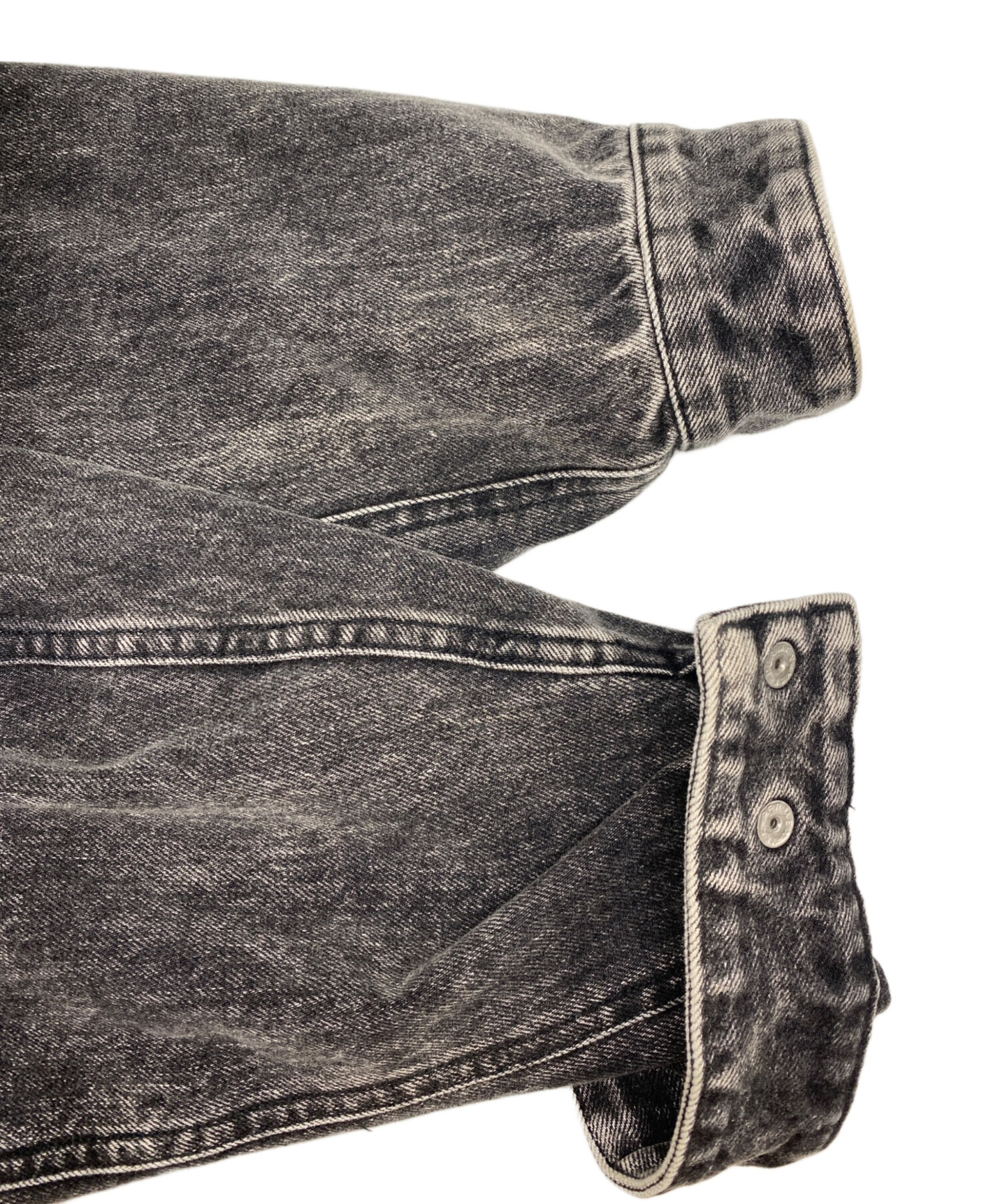 中古・古着通販】stein (シュタイン) CHEMICAL BLEACHED DENIM SHORT