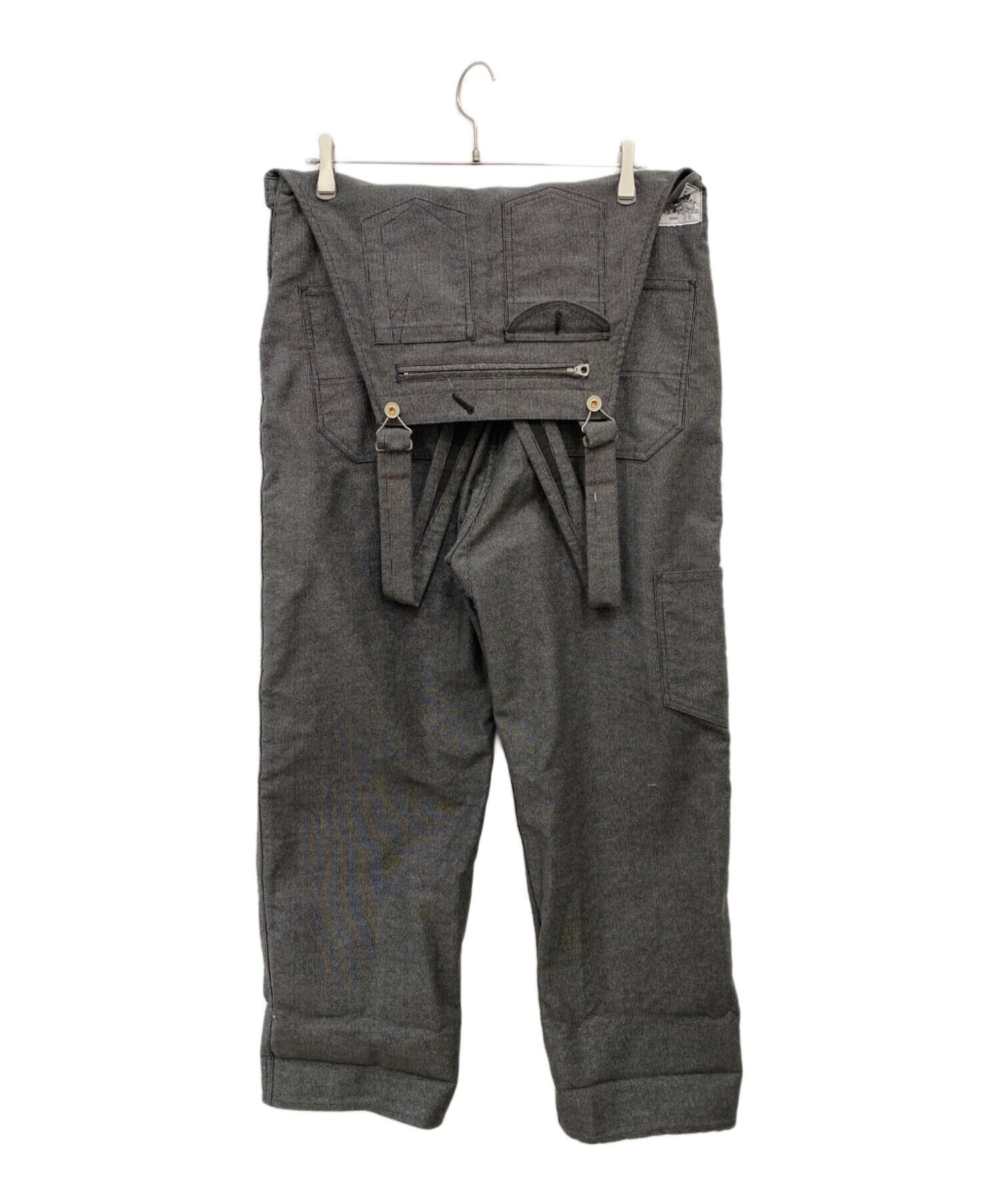 中古・古着通販】DAPPER'S (ダッパーズ) オーバーオール ブラック