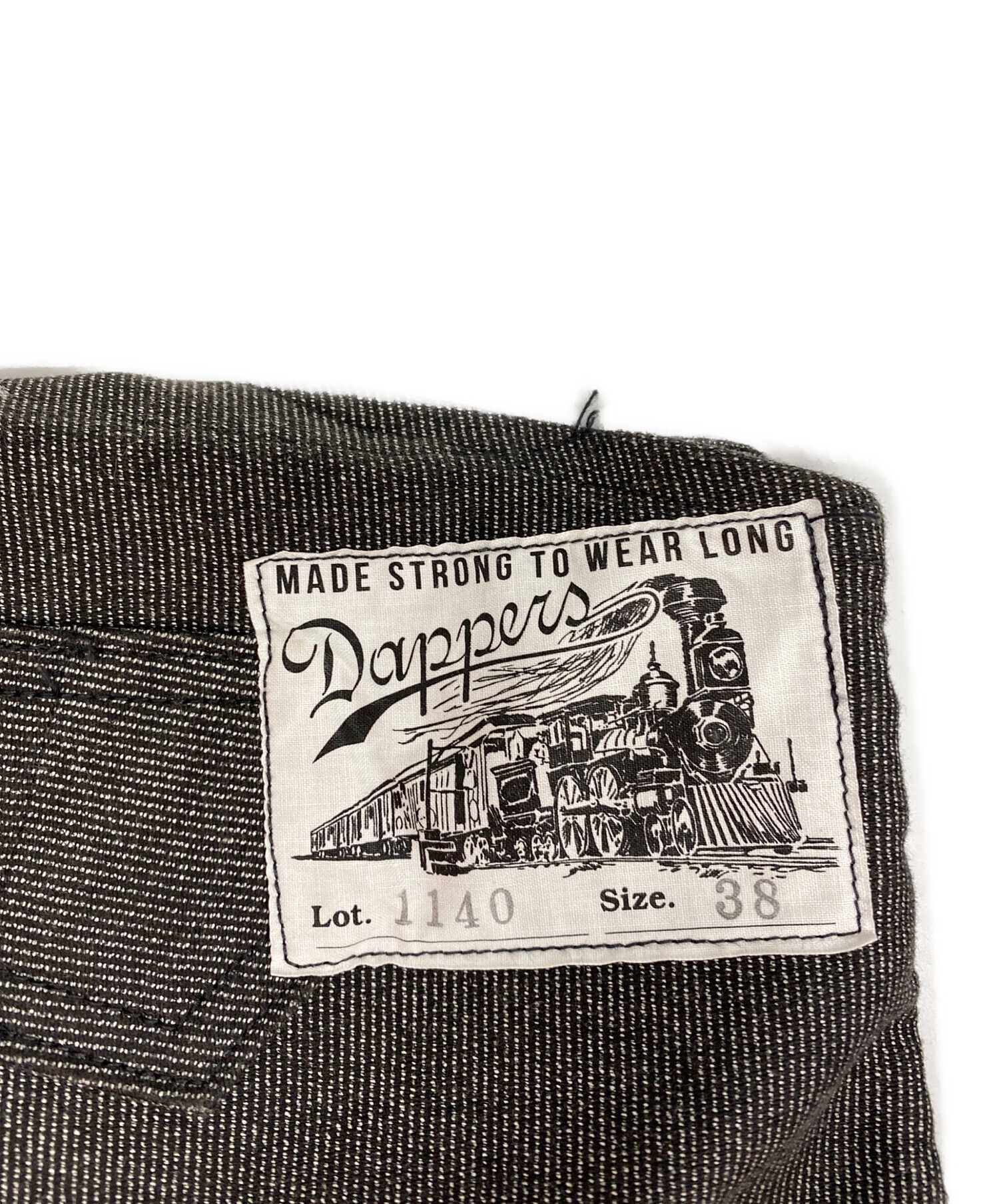 中古・古着通販】DAPPER'S (ダッパーズ) オーバーオール ブラック