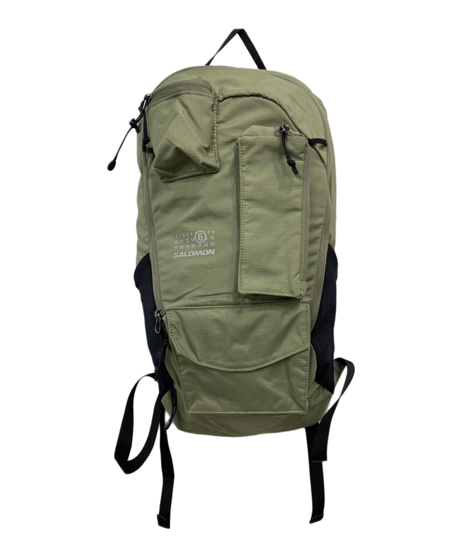 新品 24aw mm6 マルジェラ salomon バックパック 緑 17591 新品 24aw mm6 マルジェラ salomon バックパック 緑 17591