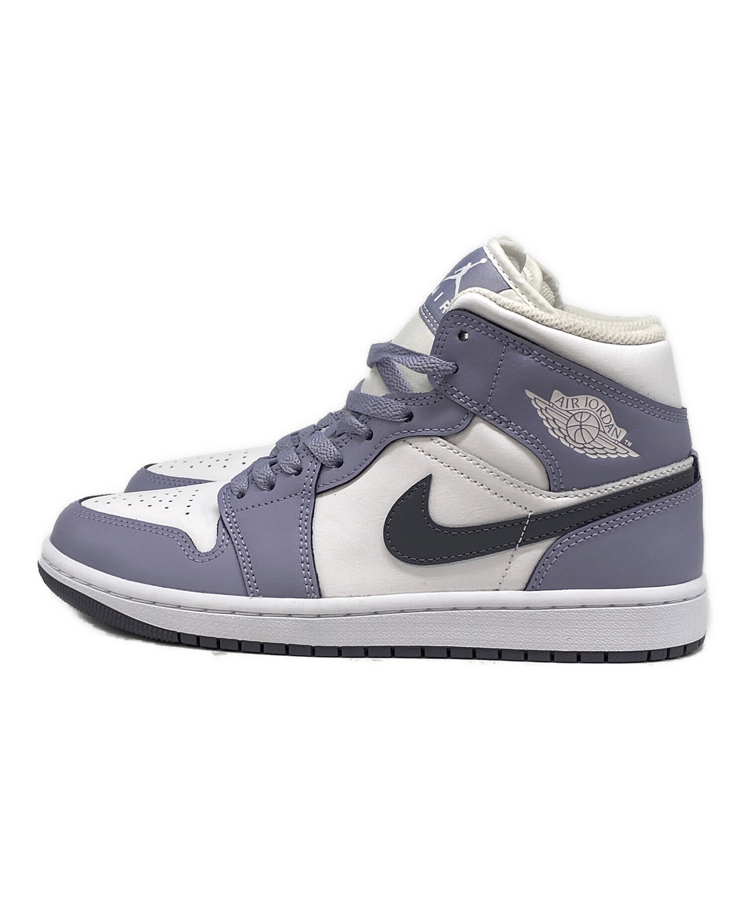 中古・古着通販】NIKE (ナイキ) AIR JORDAN 1 MID WHITE/DARK BLUE 