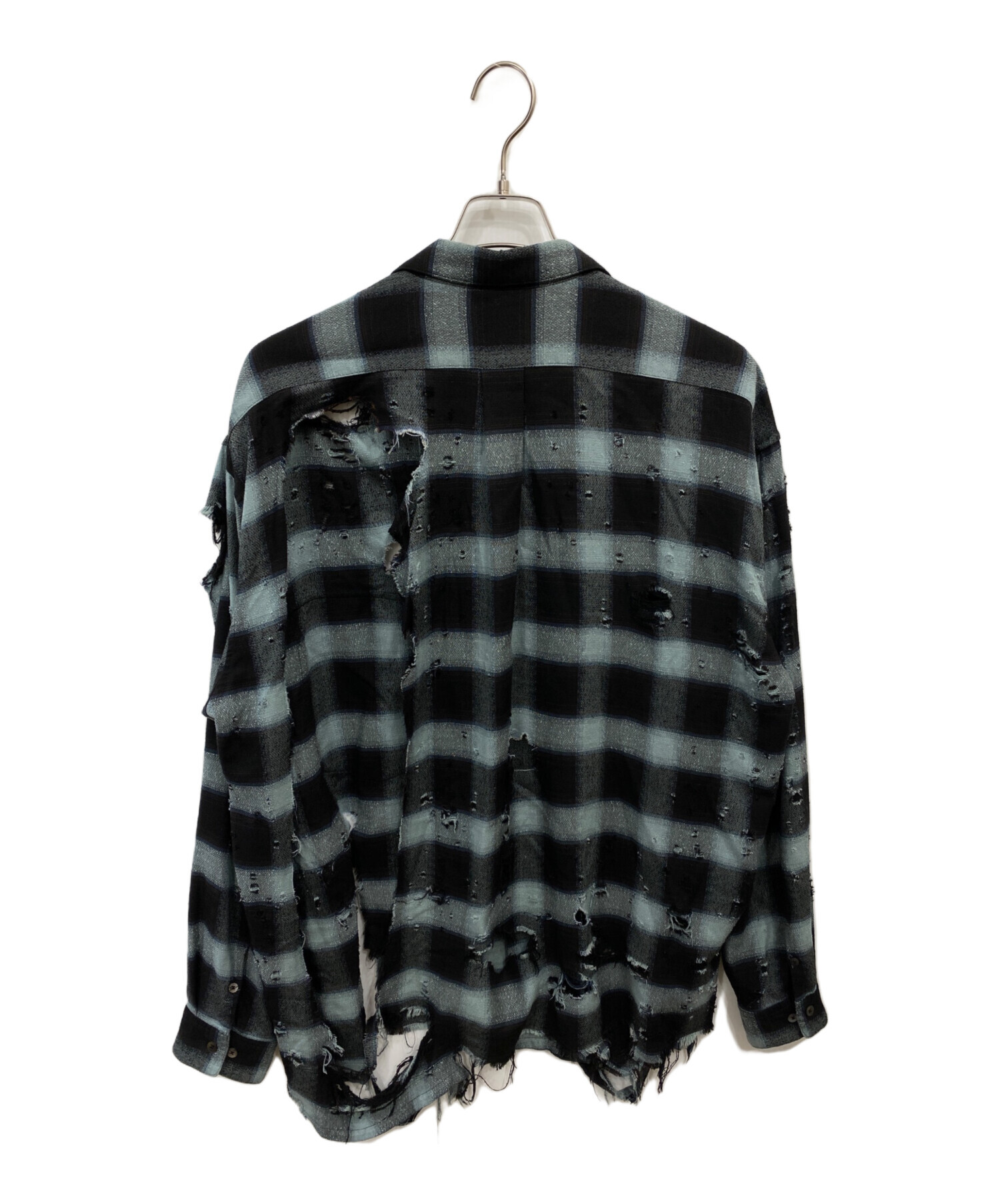 中古・古着通販】SUGARHILL (シュガーヒル) BURNT OMBRE PLAID BLOUSE