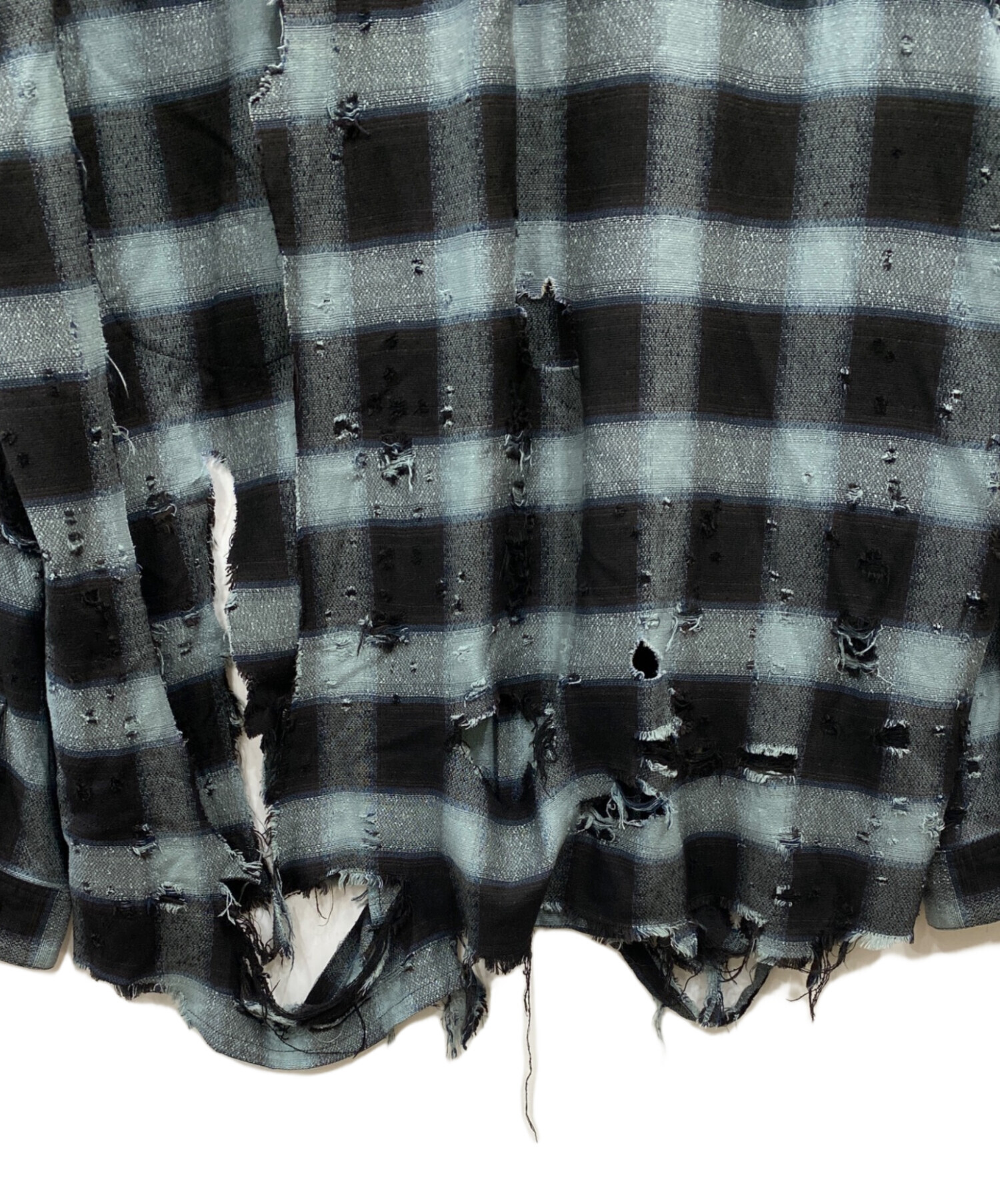 中古・古着通販】SUGARHILL (シュガーヒル) BURNT OMBRE PLAID BLOUSE 中古・古着通販】SUGARHILL (シュガーヒル) BURNT OMBRE PLAID BLOUSE