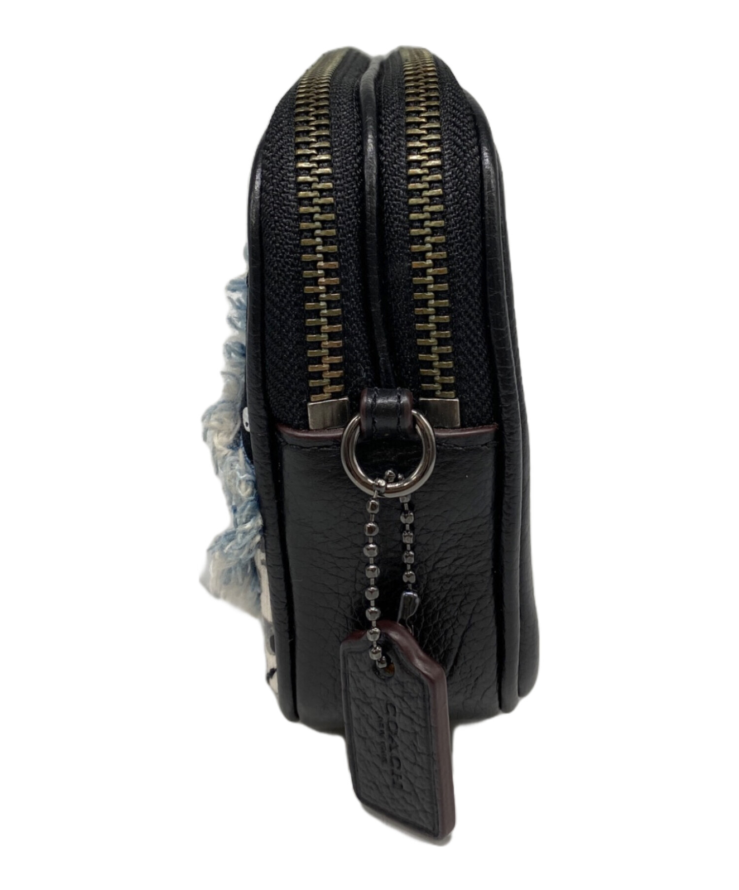 中古・古着通販】COACH (コーチ) デニムパッチワークショルダーバッグ