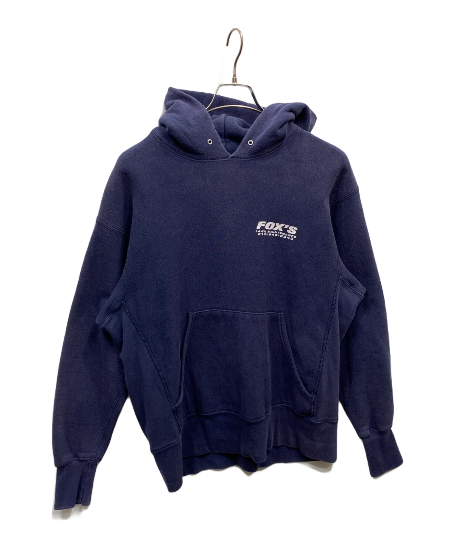 中古・古着通販】LEE (リー) プリントパーカー ネイビー サイズ:L