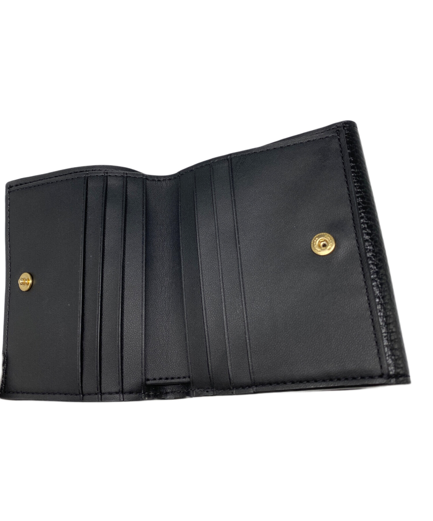 中古・古着通販】COACH (コーチ) 2つ折り財布 ブラック｜ブランド