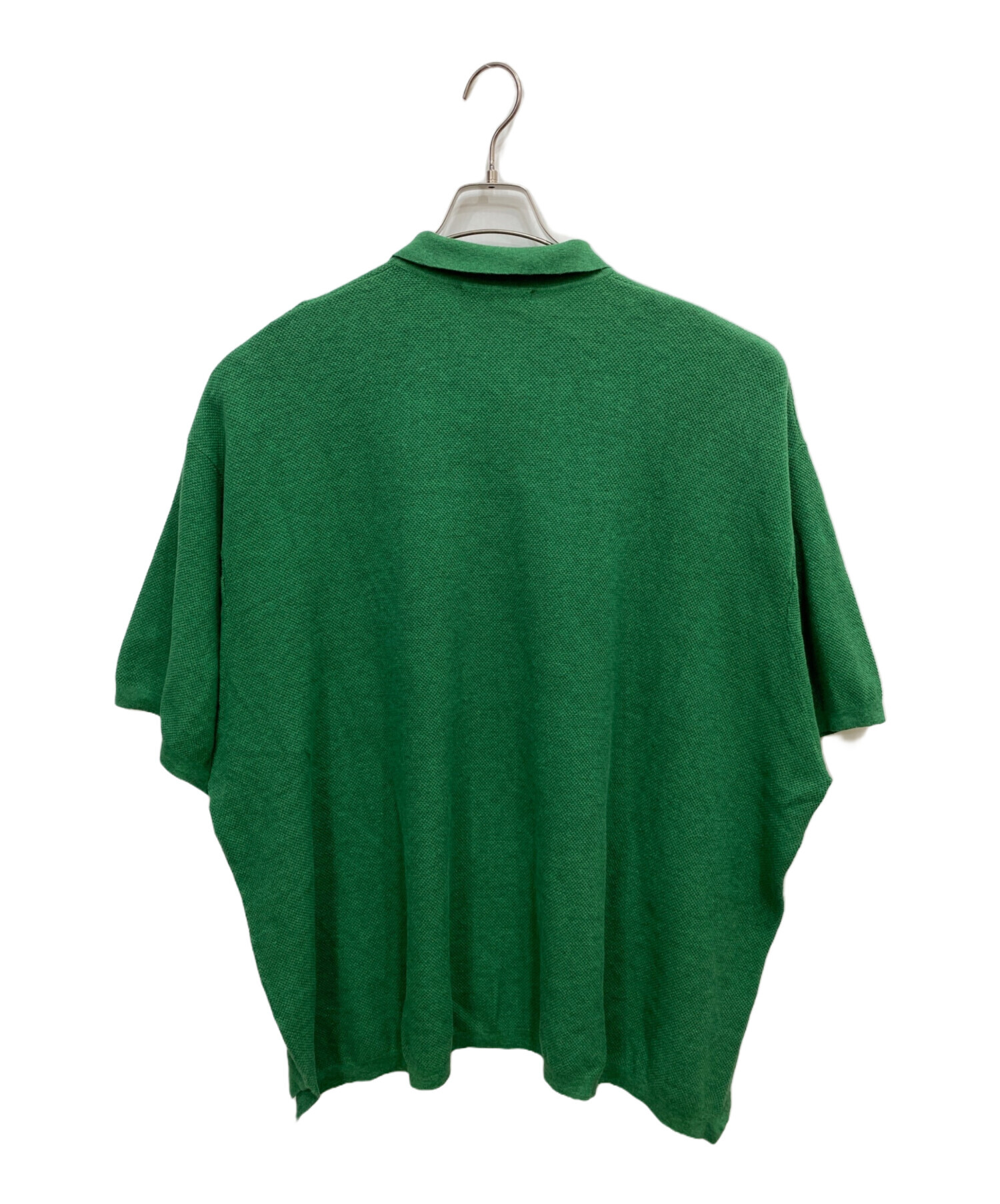 中古・古着通販】is-ness (イズネス) KNITTED BIG POLO グリーン 