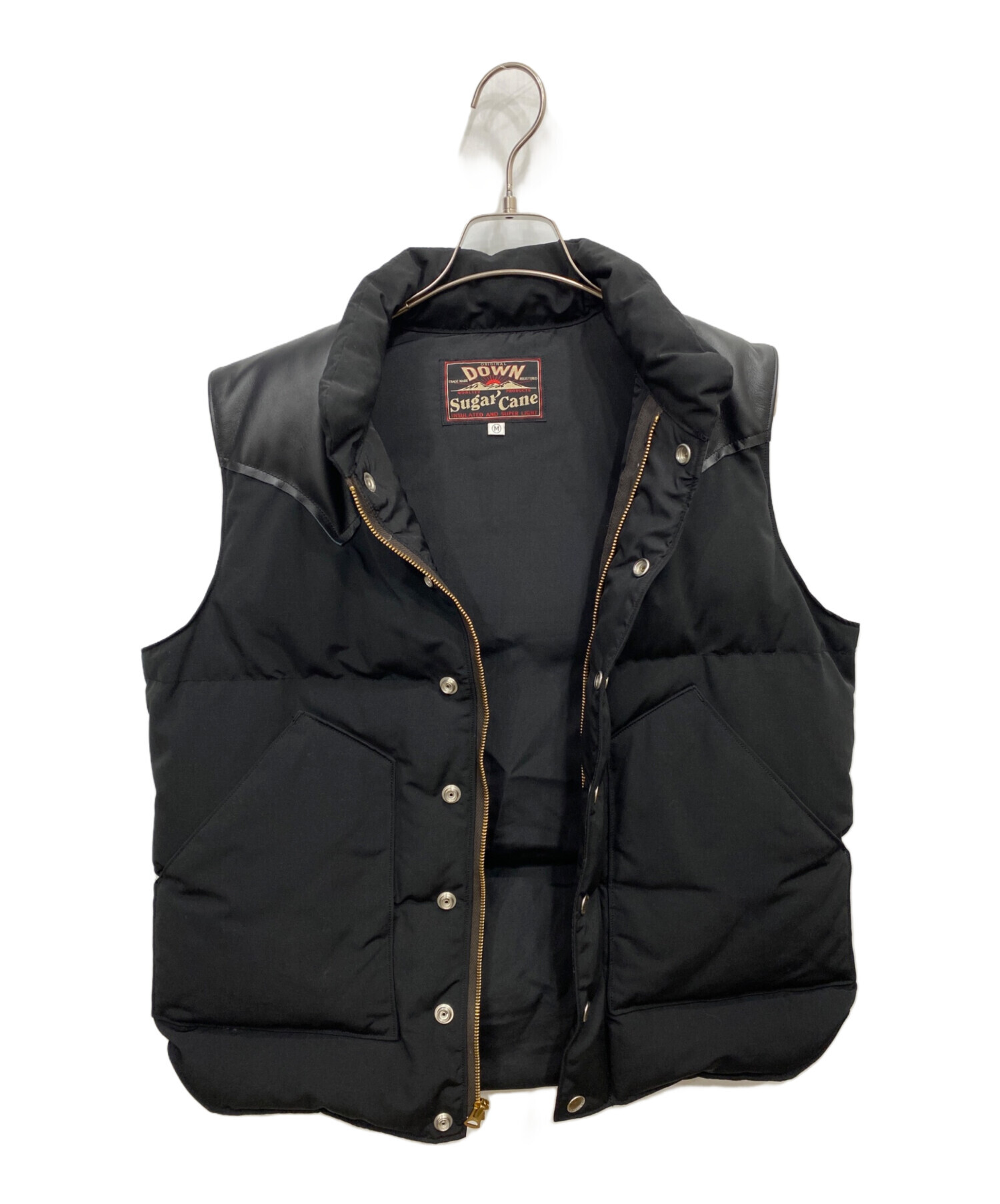 中古・古着通販】SUGAR CANE (シュガーケーン) LEATHER YOKE T/C DOWN