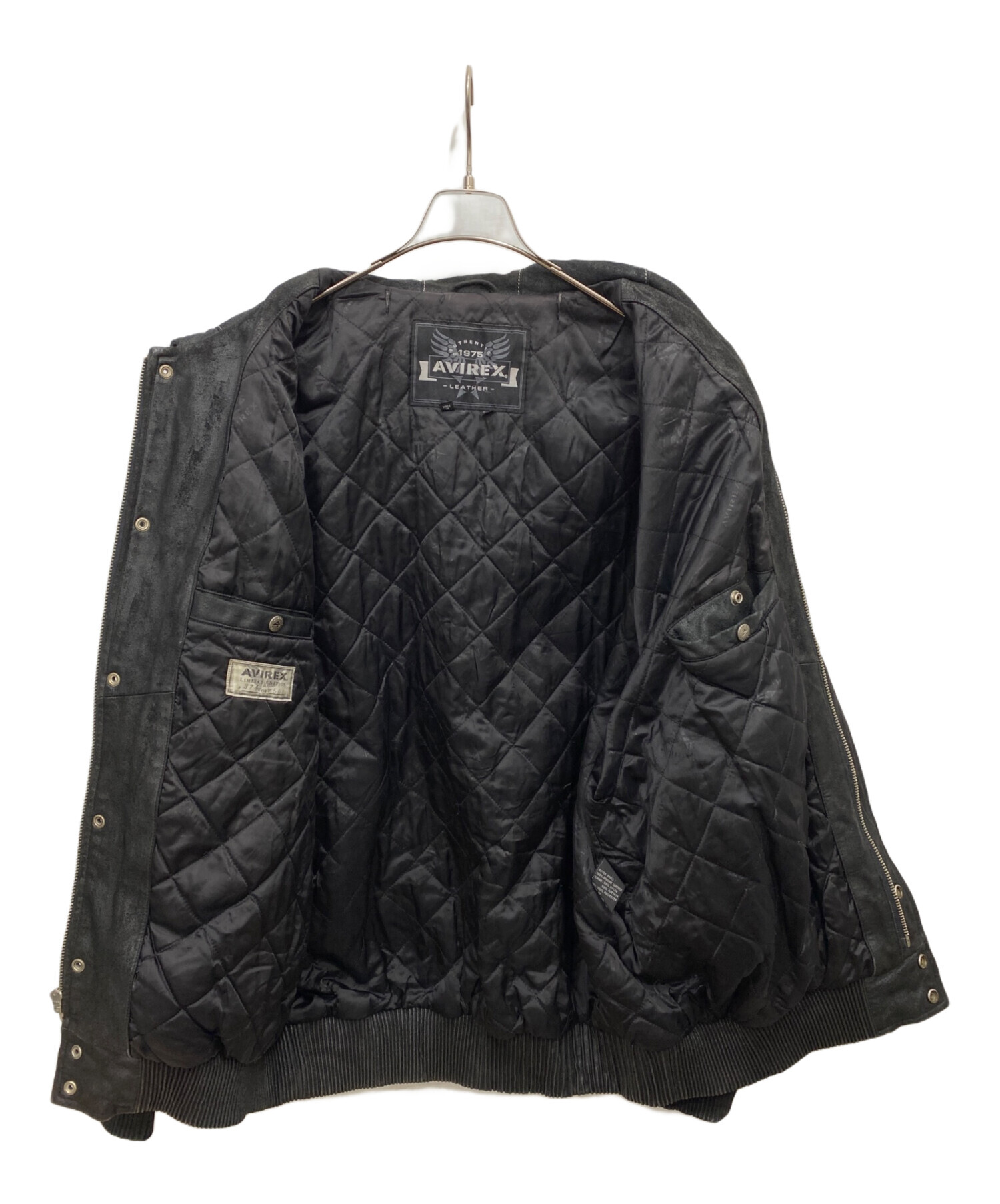 中古・古着通販】AVIREX (アヴィレックス) パッチワークレザー 