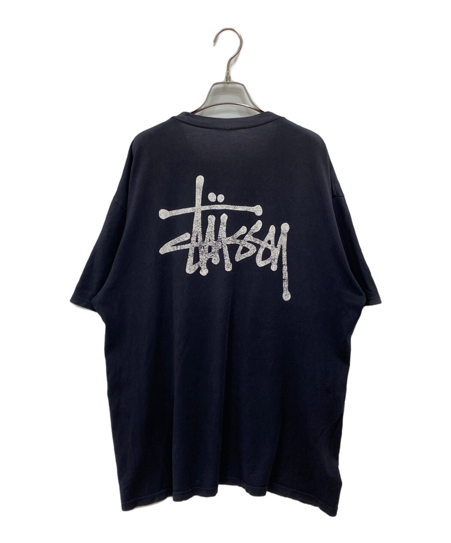 中古・古着通販】stussy (ステューシー) Tシャツ ブラック サイズ:XL 