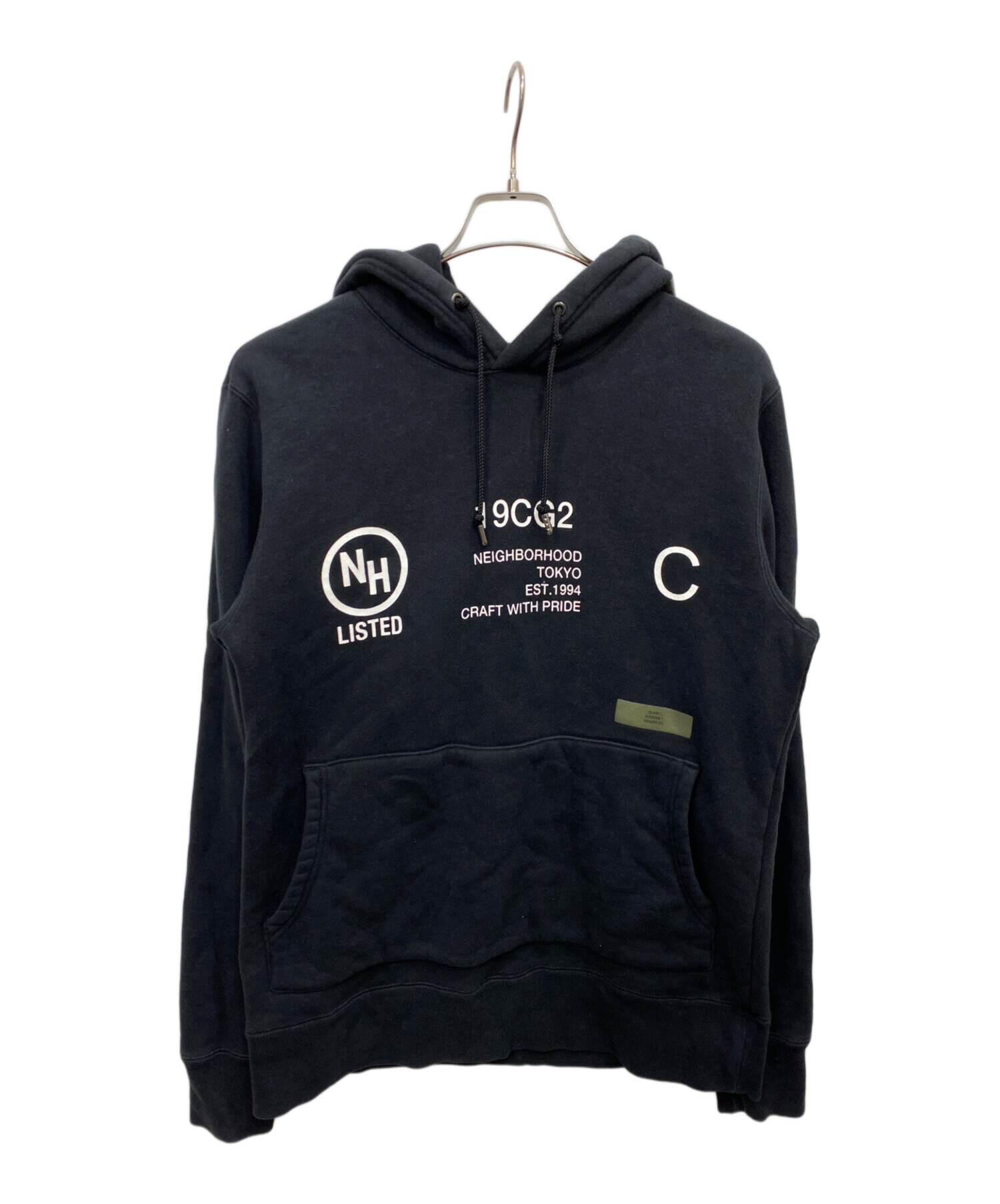 美品】NEIGHBORHOOD ネイバーフッド パーカー ブラック サイズ:L 
