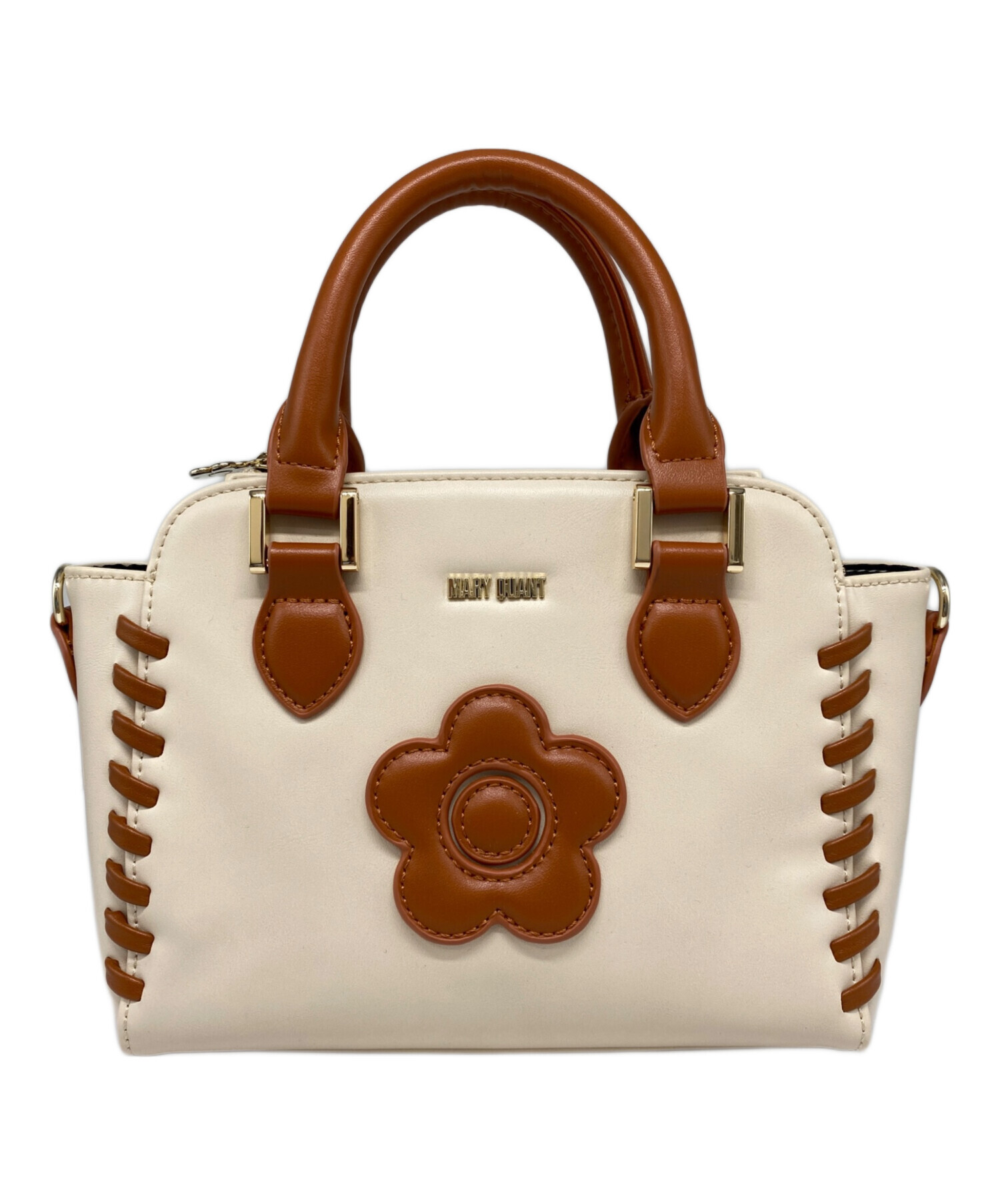 MARY QUANT デイジーステッチ 2way ミニトート ショルダーバッグ