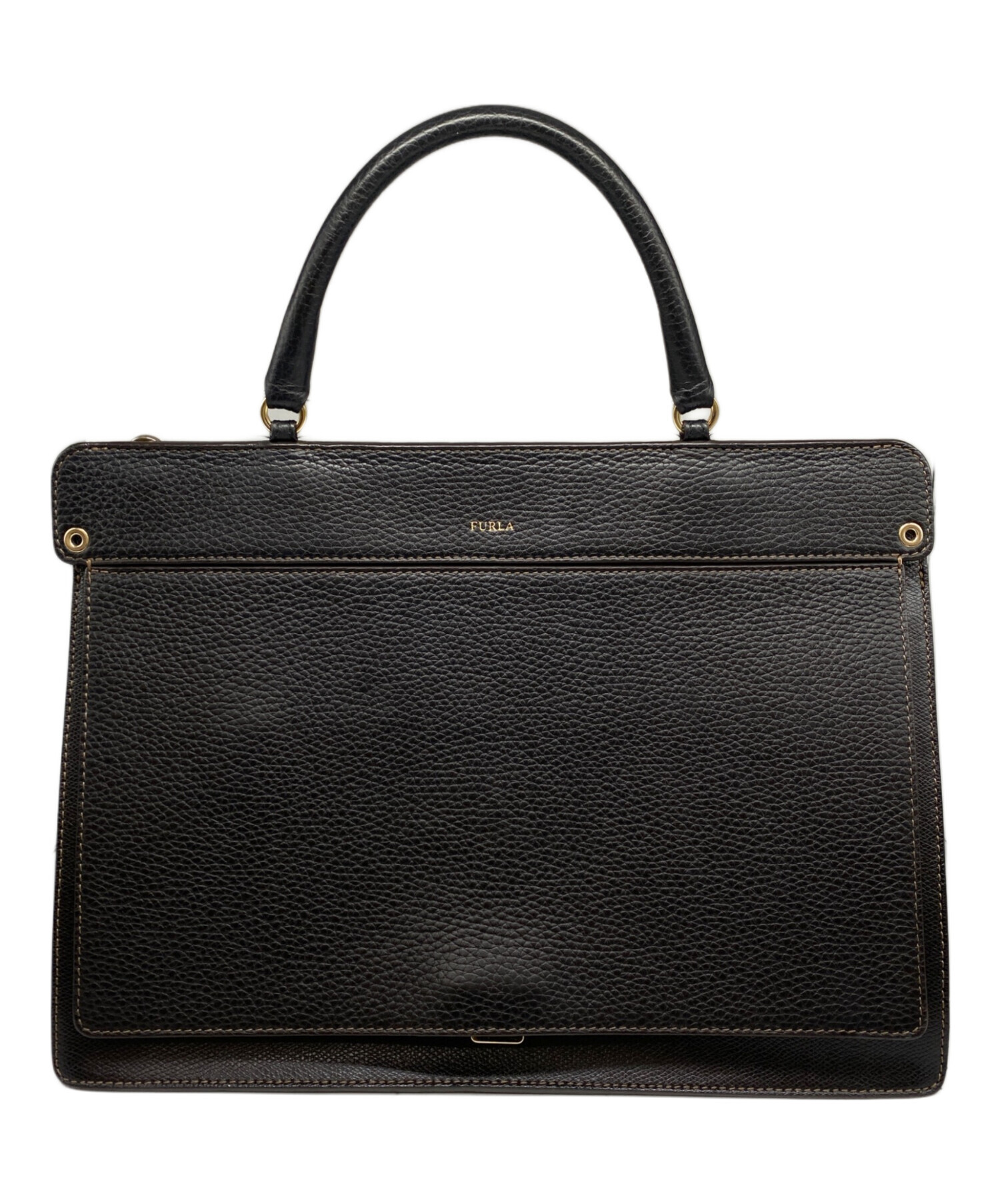 中古・古着通販】FURLA (フルラ) 2WAYショルダーバッグ ブラック 