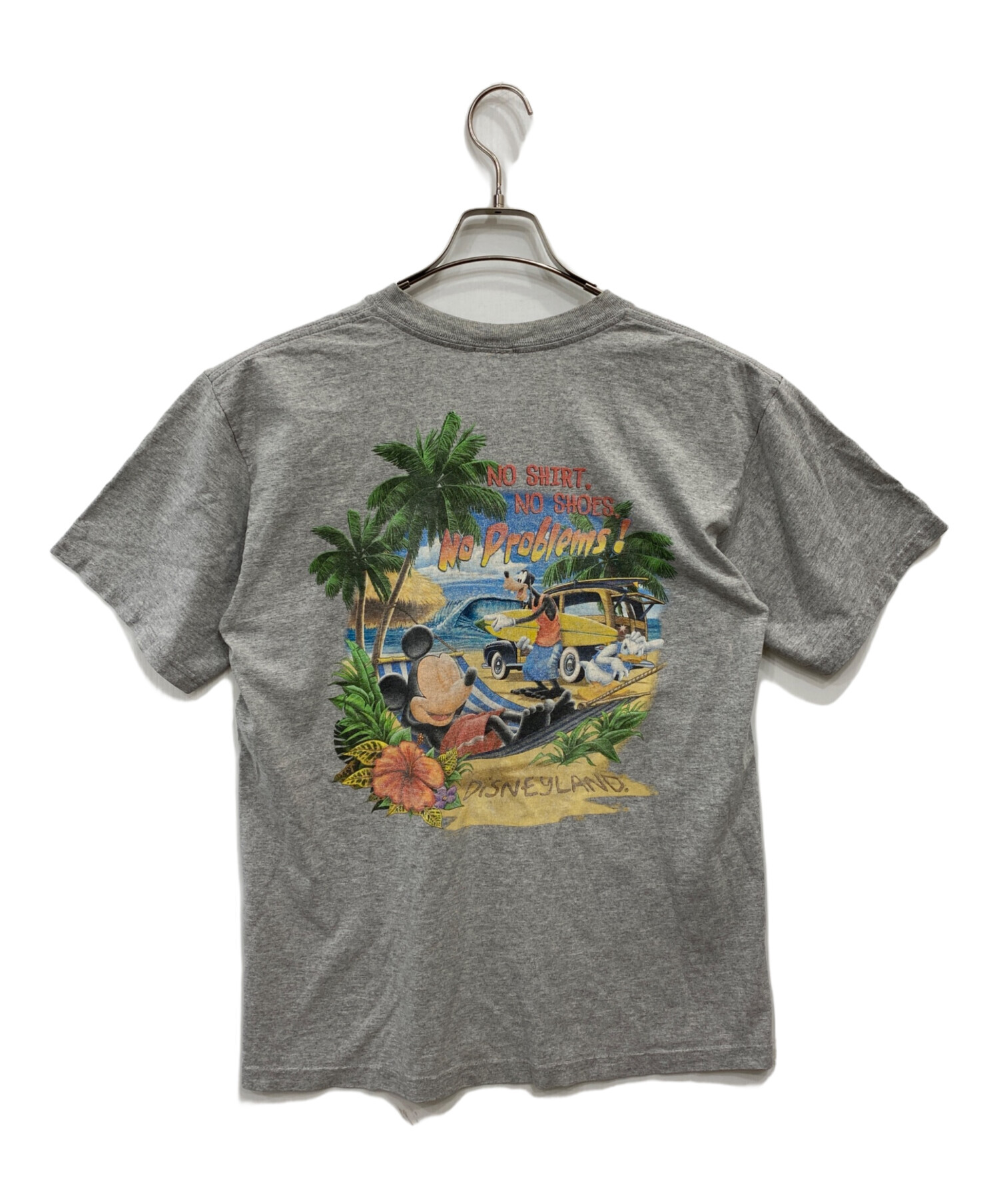中古・古着通販】DISNEY (ディズニー) ヴィンテージTシャツ グレー 