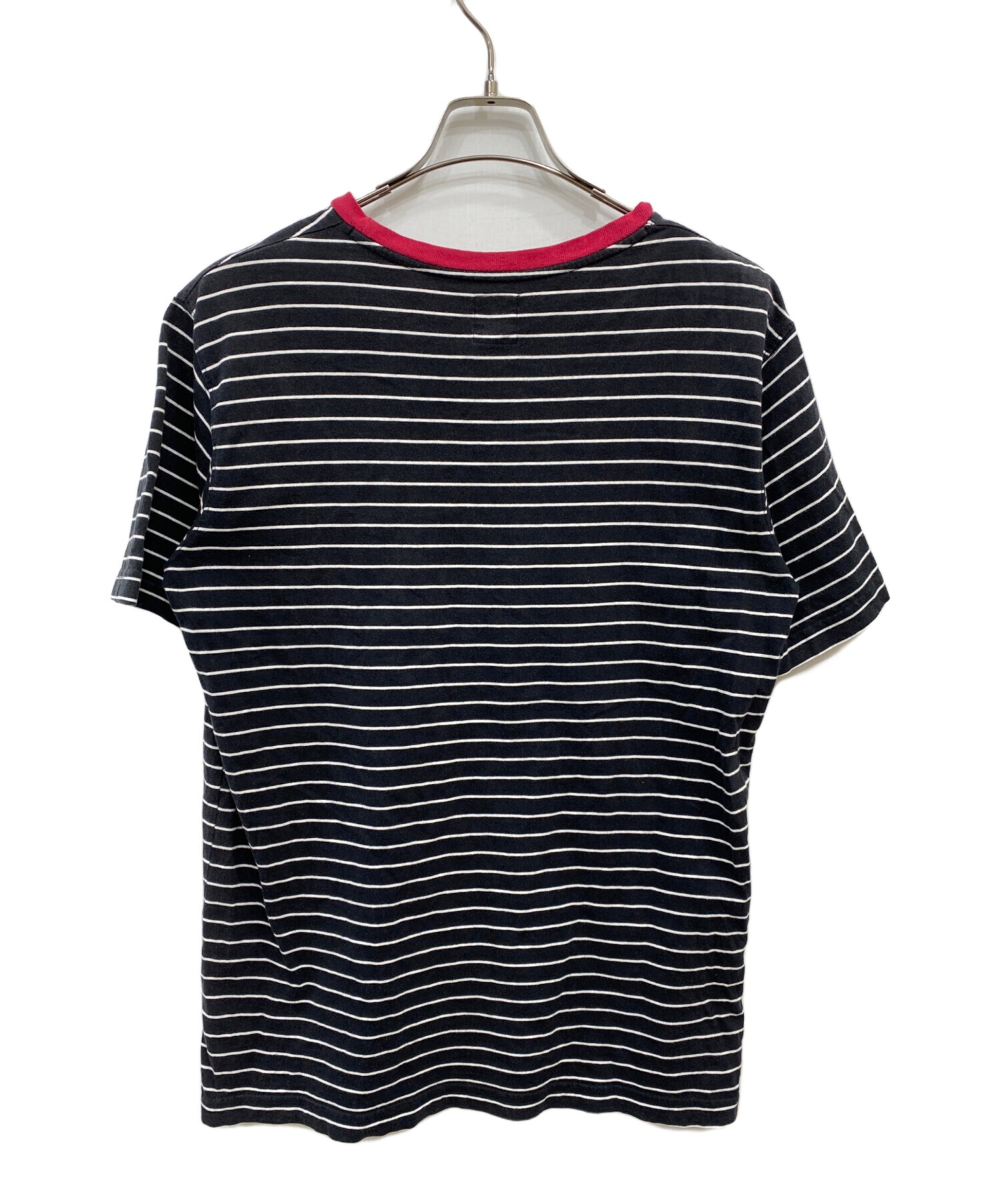 中古・古着通販】stussy (ステューシー) ボーダーTシャツ ブラック 