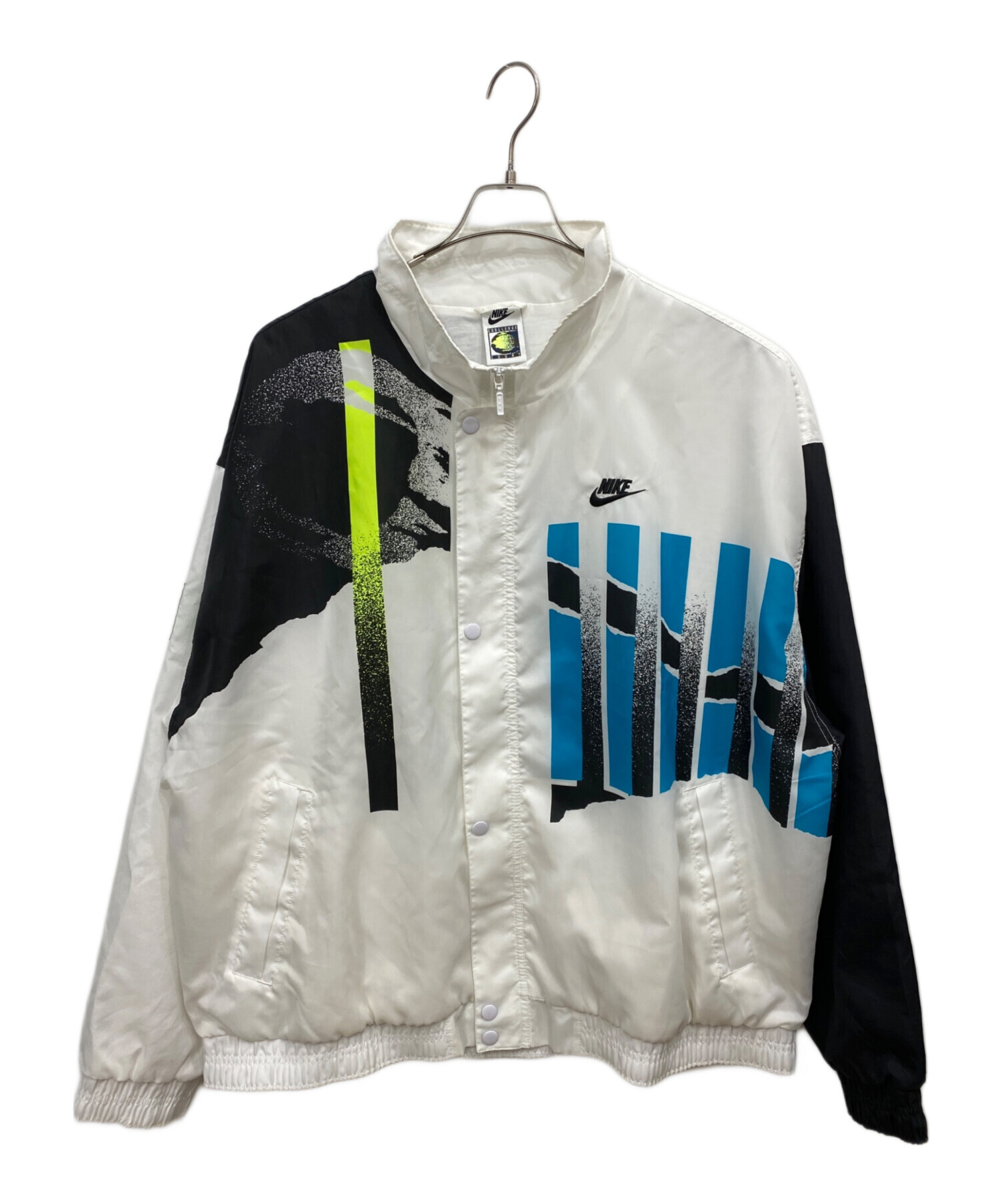 中古・古着通販】NIKE (ナイキ) ナイロンジャケット ホワイト サイズ:L 