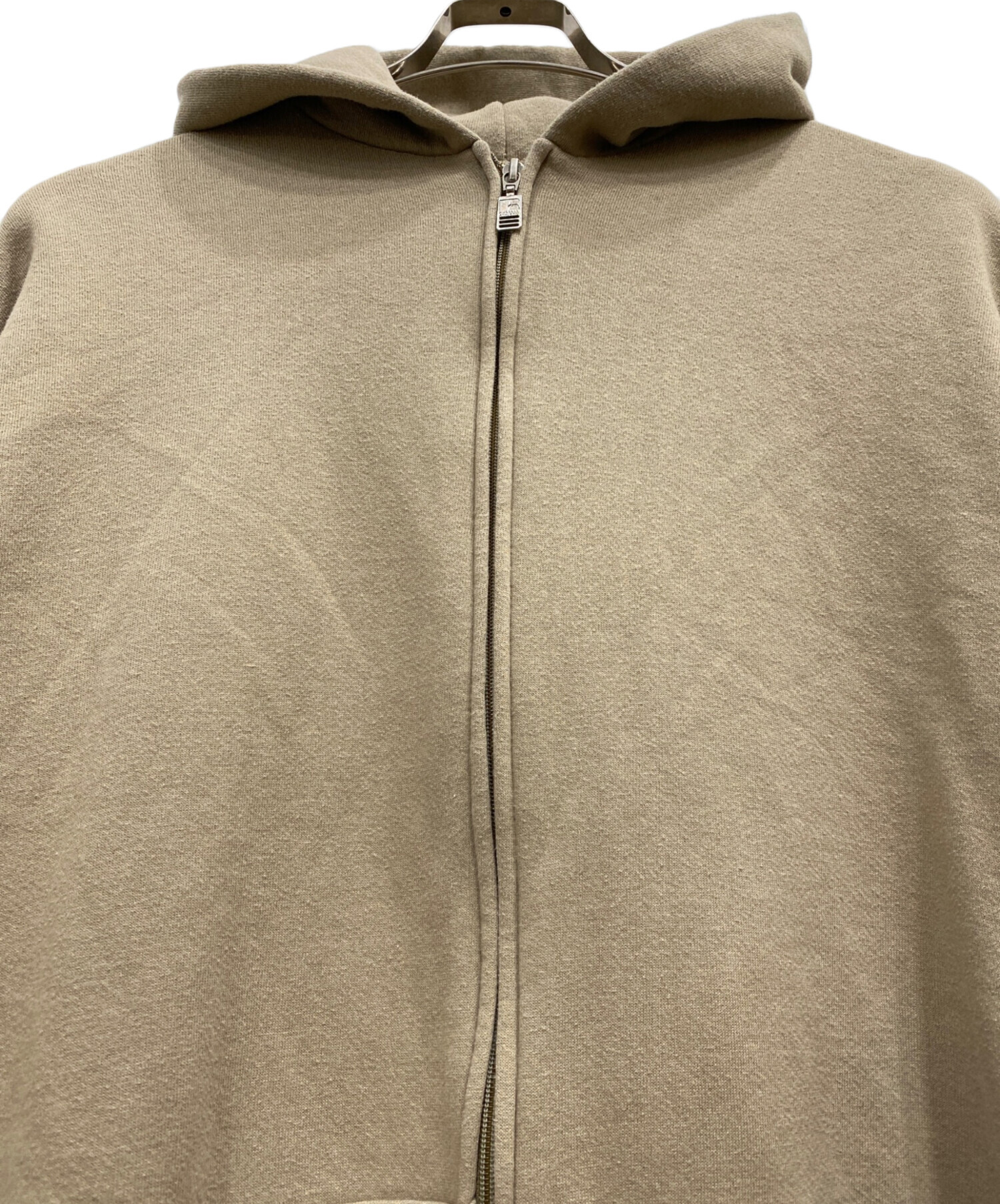 中古・古着通販】RUSSELL (ラッセル) ジップパーカー ベージュ サイズ 