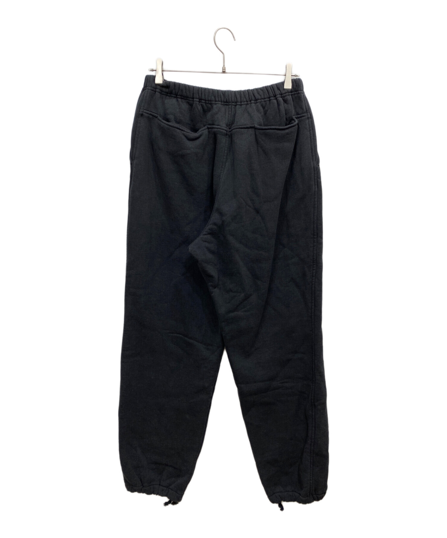 中古・古着通販】COMOLI (コモリ) コットン吊裏毛パンツ ブラック 
