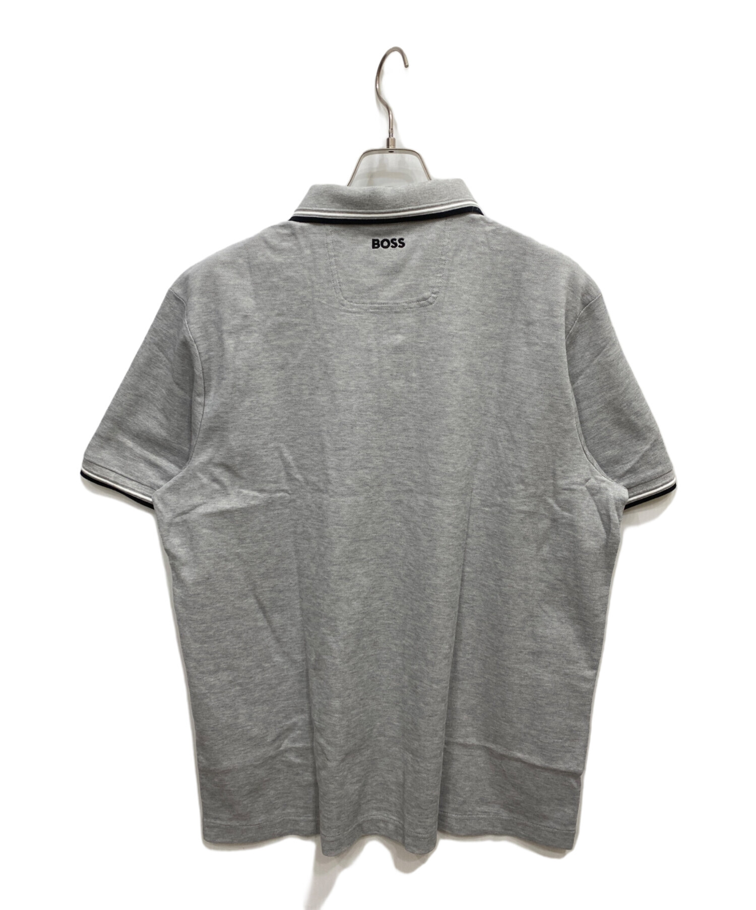 中古・古着通販】BOSS (ボス) ポロシャツ グレー サイズ:XL｜ブランド 