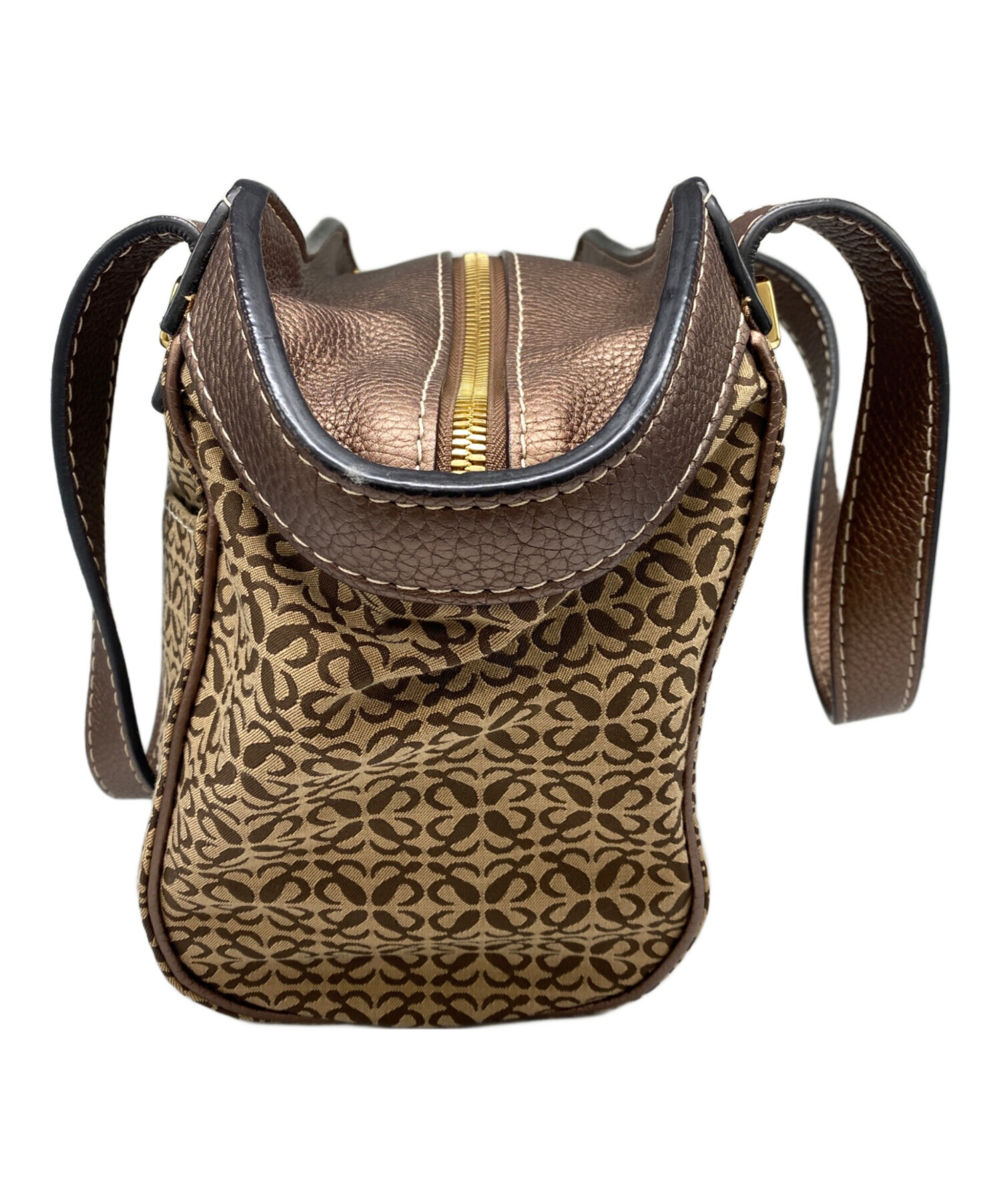 中古・古着通販】LOEWE (ロエベ) ワンショルダーバッグ ブラウン 