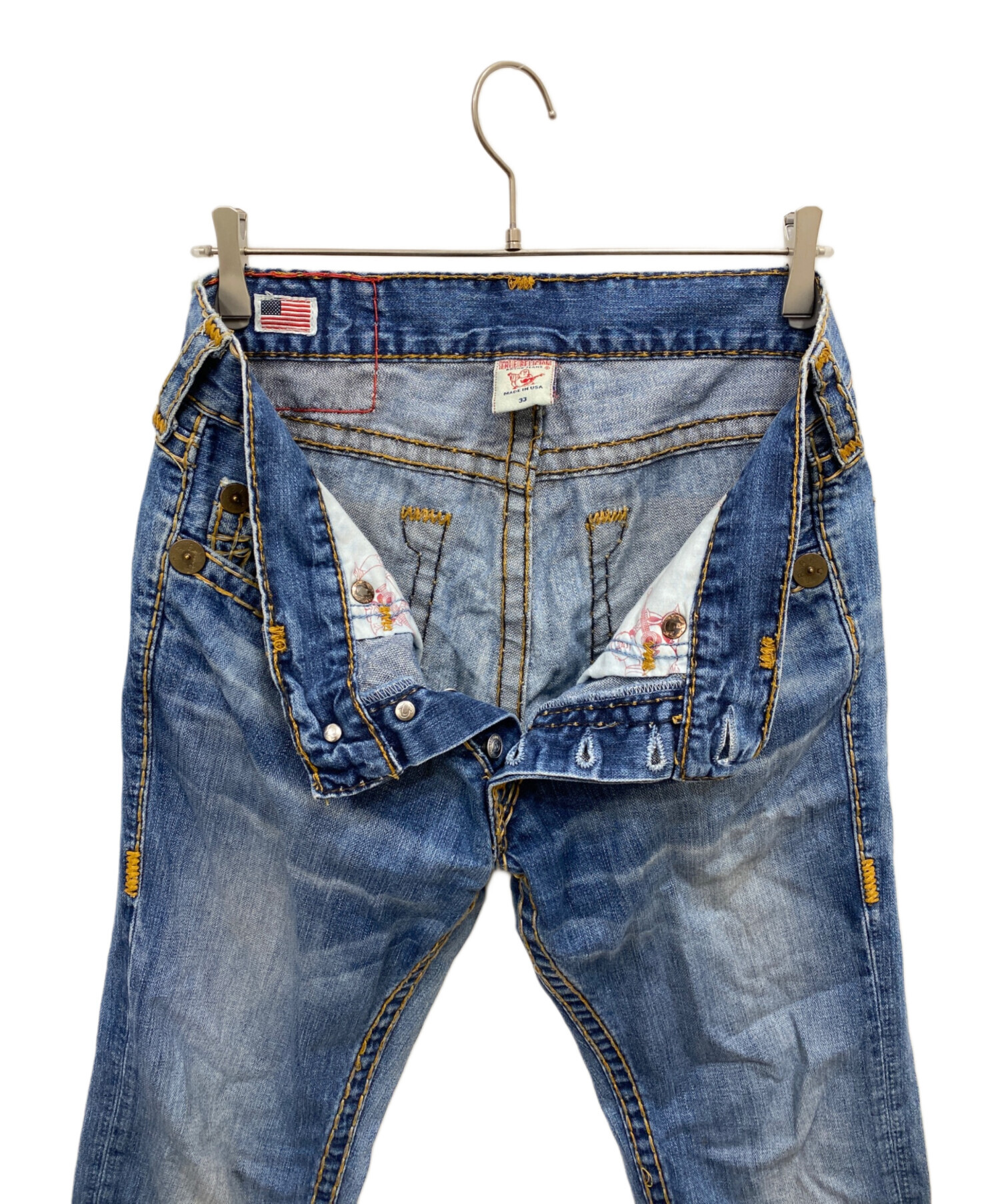 中古・古着通販】TRUE RELIGION (トゥルー レリジョン) 太ステッチ