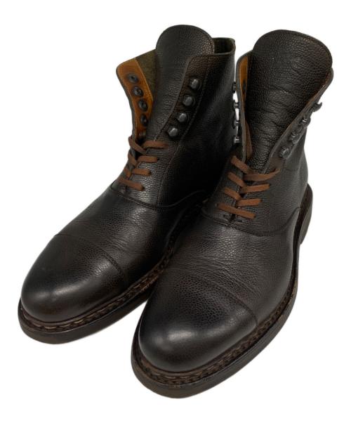 中古・古着通販】HESCHUNG (エシュン) レースアップブーツ ブラウン
