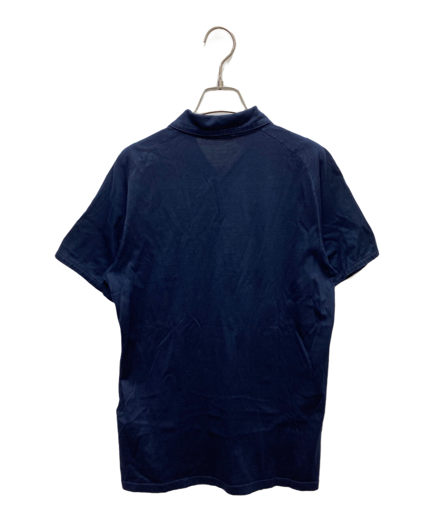 PRADA プラダ ポロシャツ Mサイズ コットン ネイビー PRADA プラダ