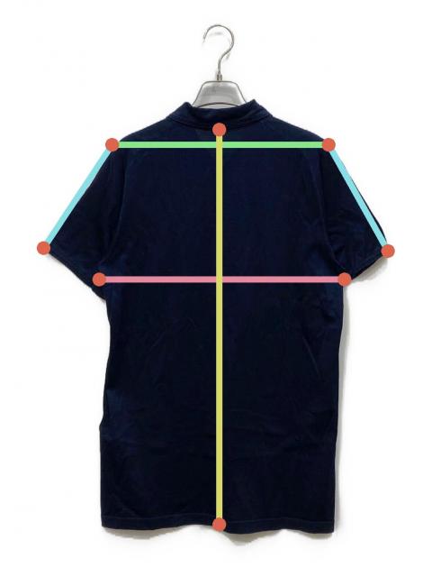 中古・古着通販】PRADA (プラダ) ロゴポロシャツ ネイビー サイズ:M