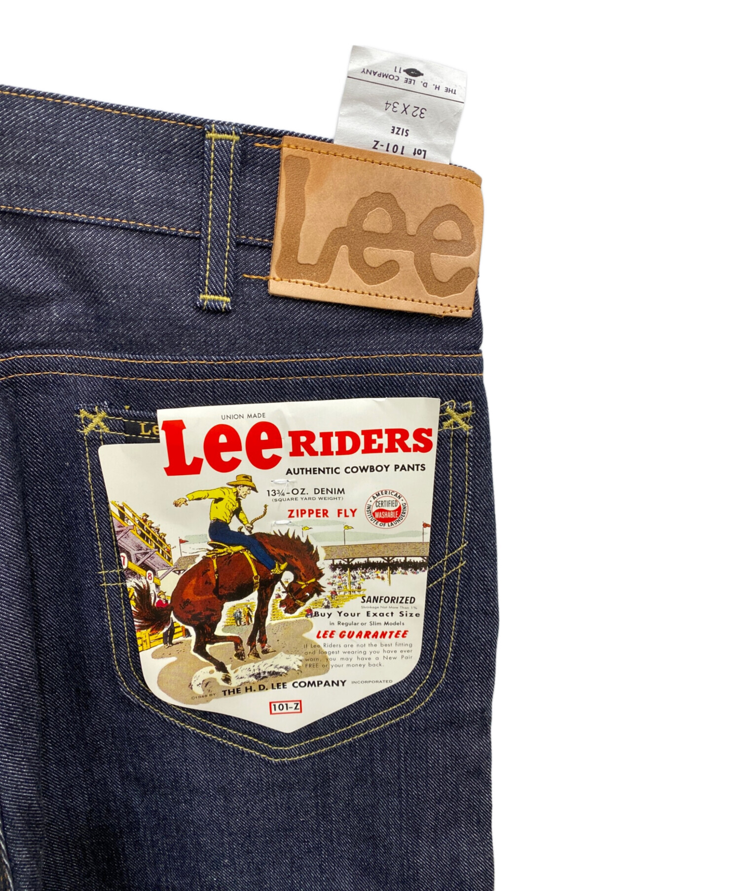 中古・古着通販】LEE (リー) セルビッチデニムパンツ インディゴ