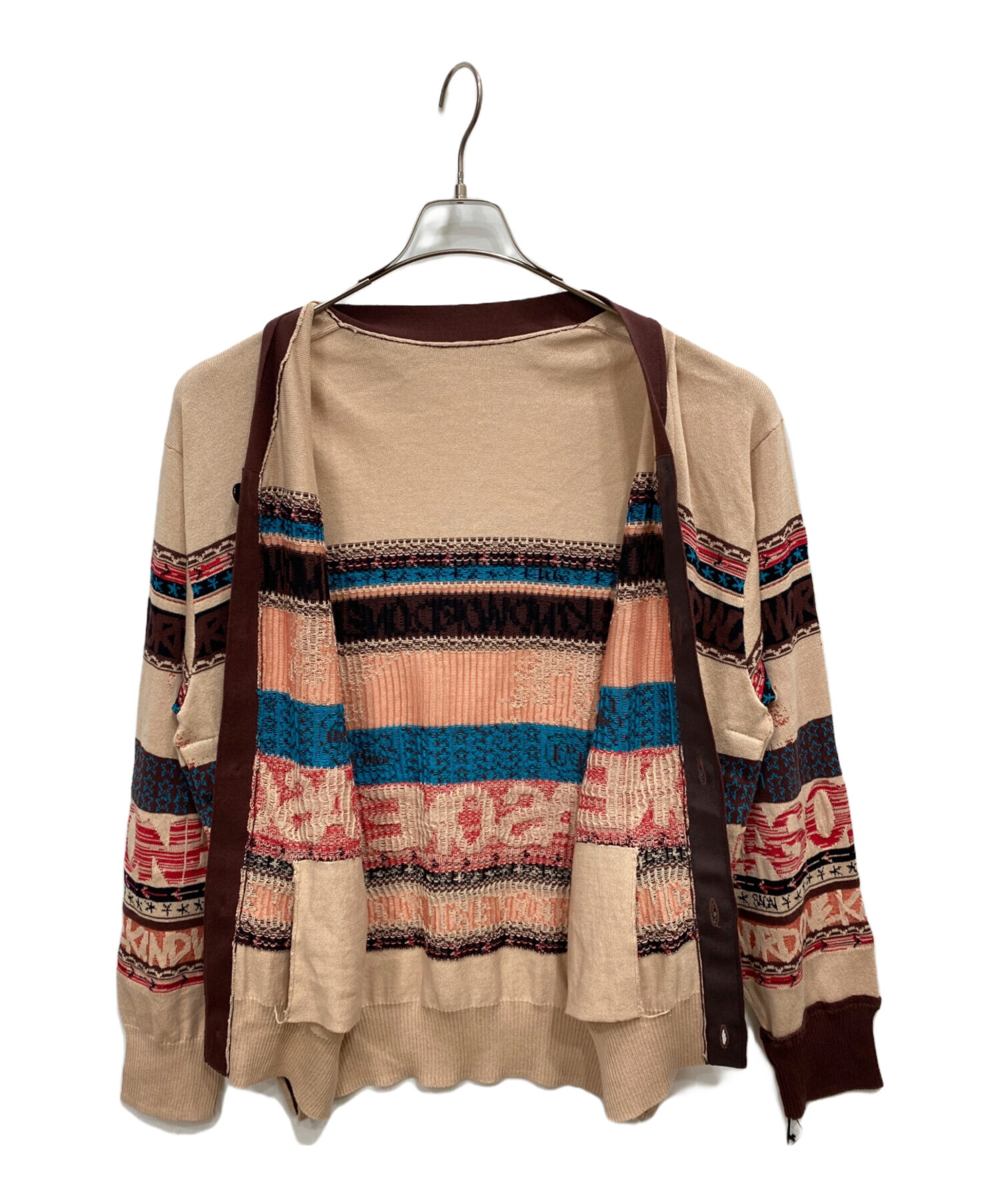中古・古着通販】sacai (サカイ) Eric Haze Jacquard Knit Cardigan 