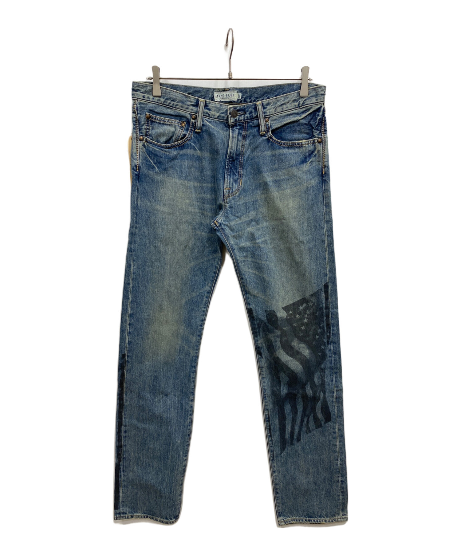 中古・古着通販】AVIREX (アヴィレックス) TYPE BLUEデニムパンツ 