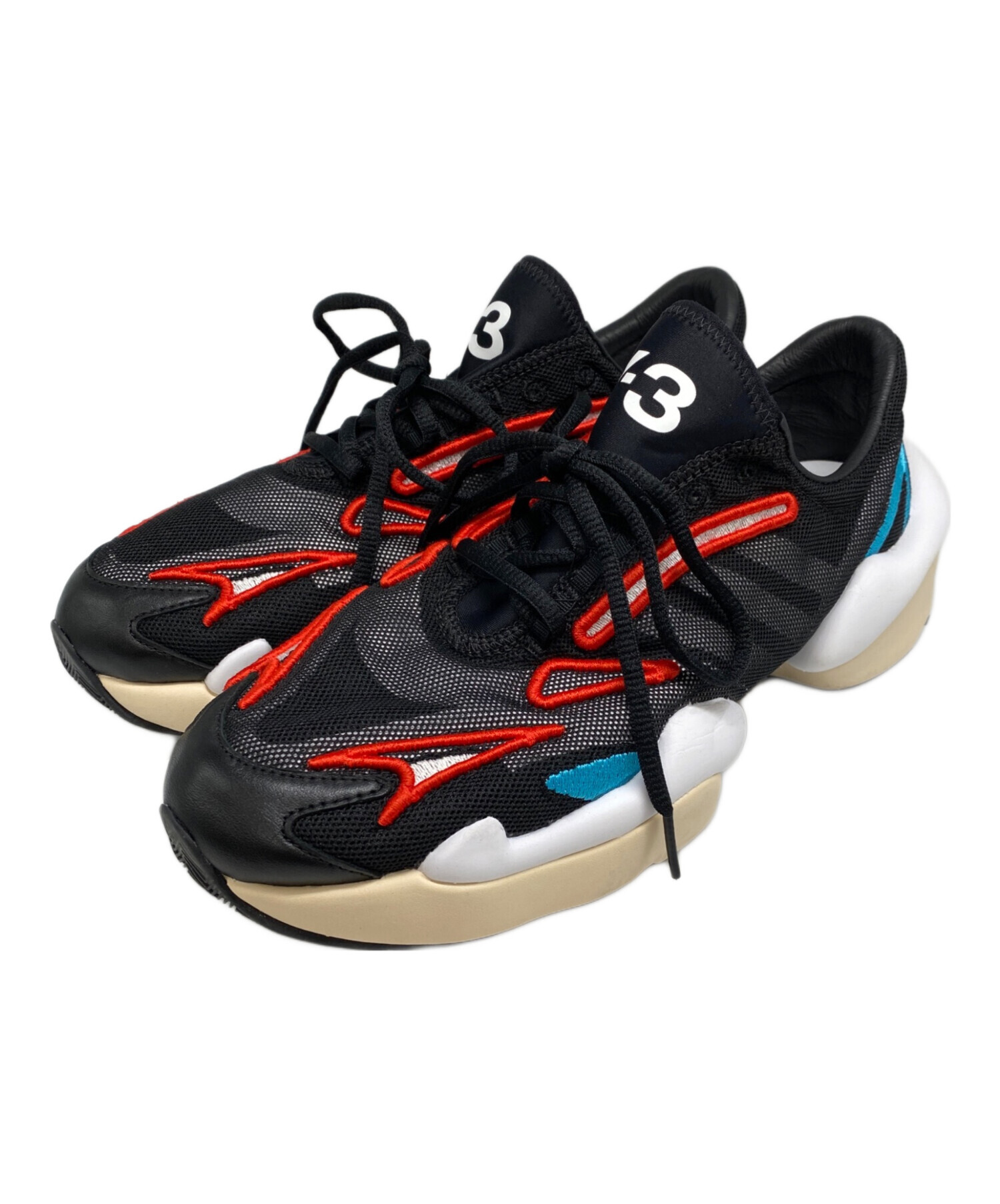 中古・古着通販】Y-3 (ワイスリー) REN ローカットスニーカー ブラック 