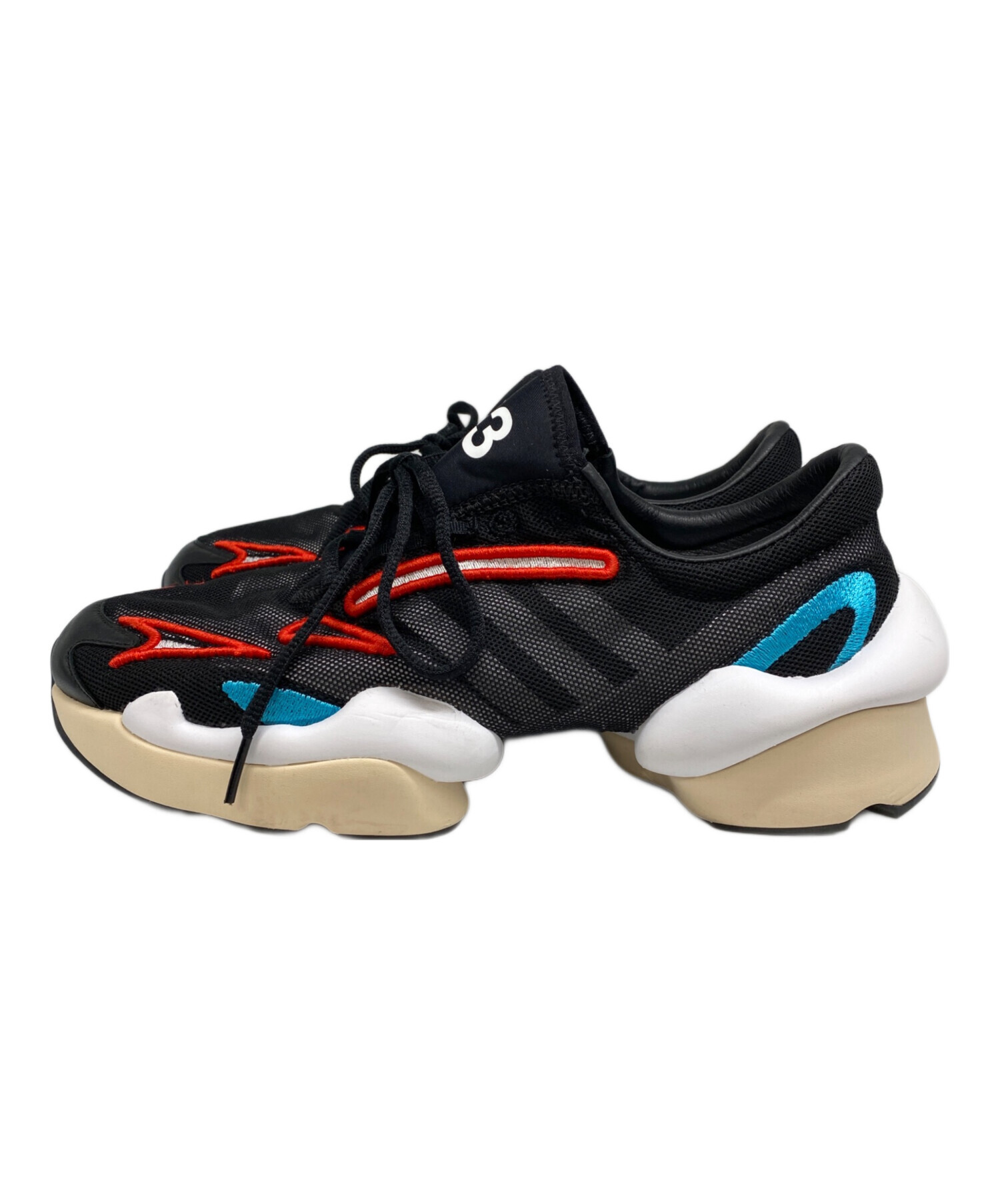 中古・古着通販】Y-3 (ワイスリー) REN ローカットスニーカー ブラック 